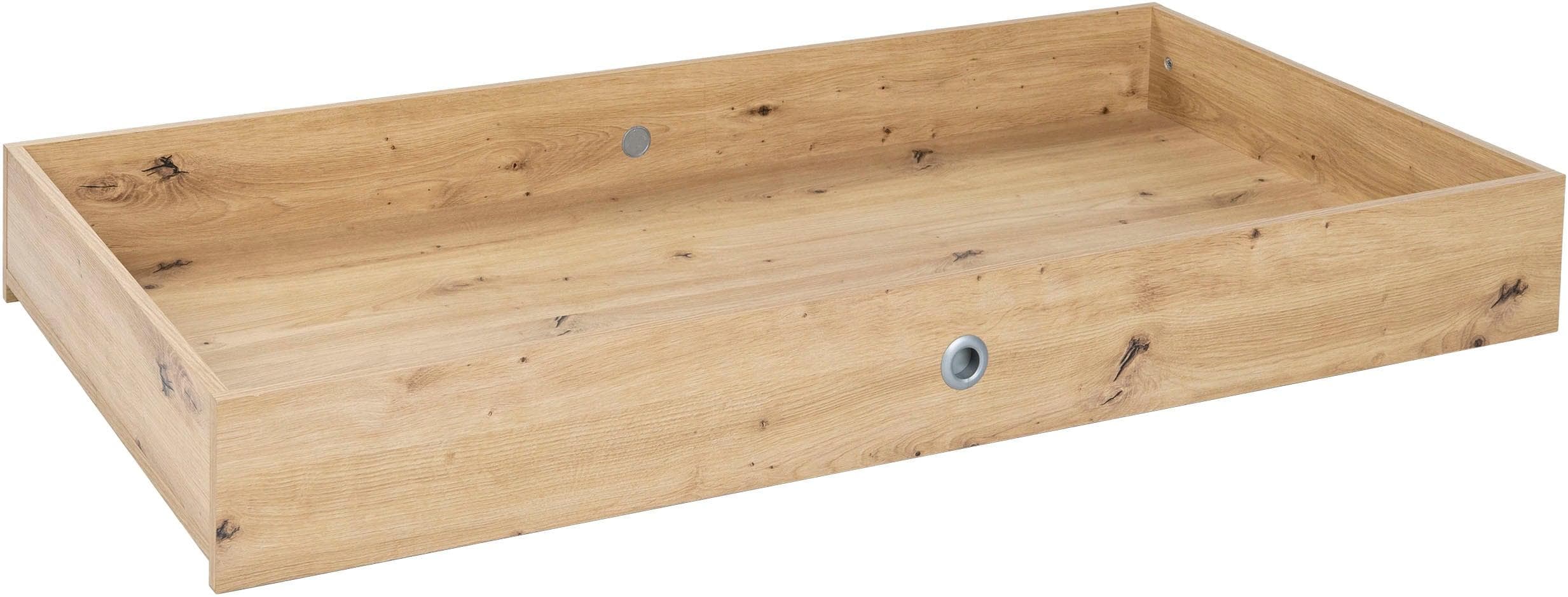 Arthur Berndt Bettschubkasten »Marlon« für Kinderbett - Holzwerkstoff, Silber Matt