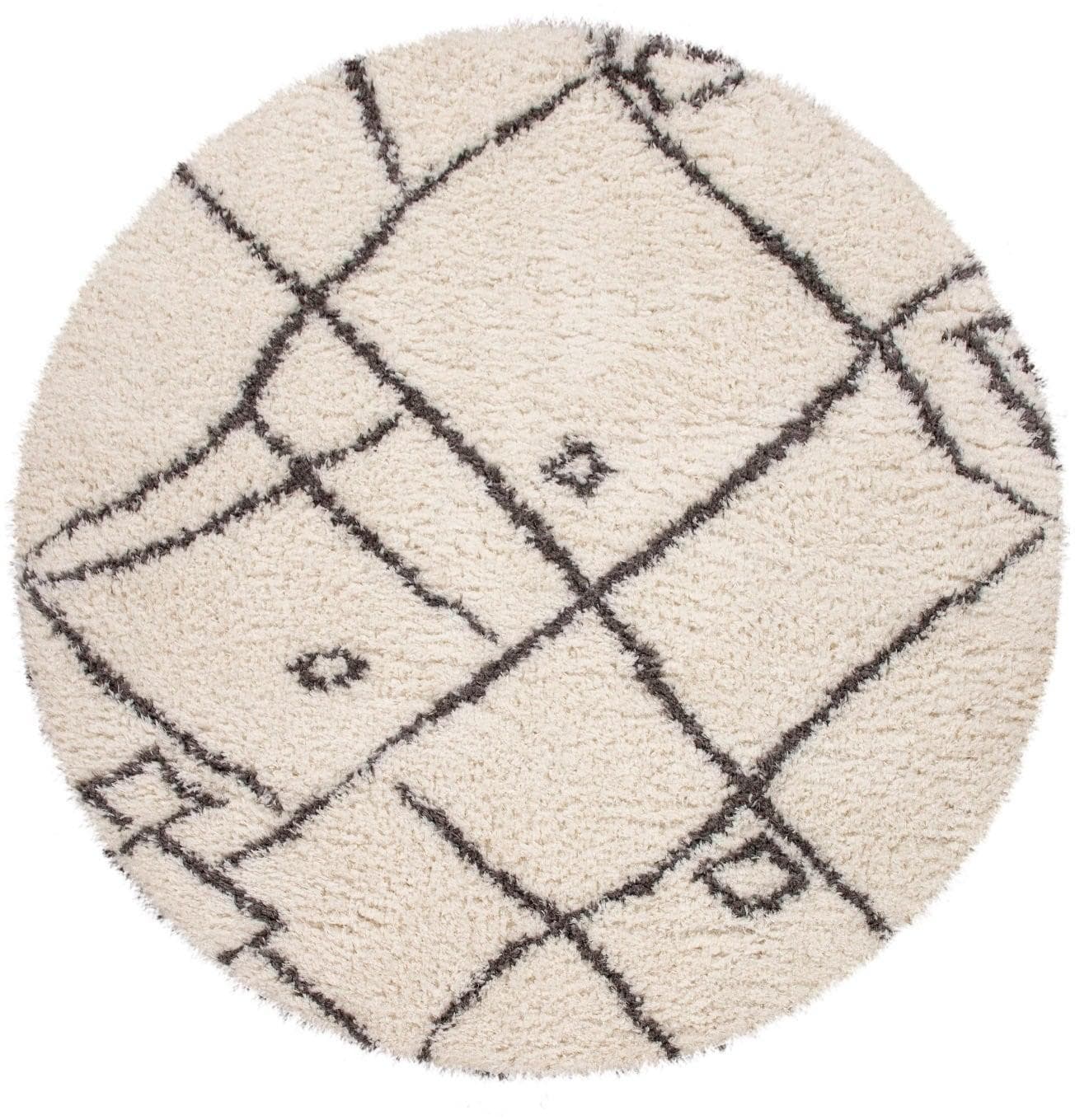 Paco Home Hochflor-Teppich Orebro: Rund, Weich & Kuschelig im Skandi-Stil