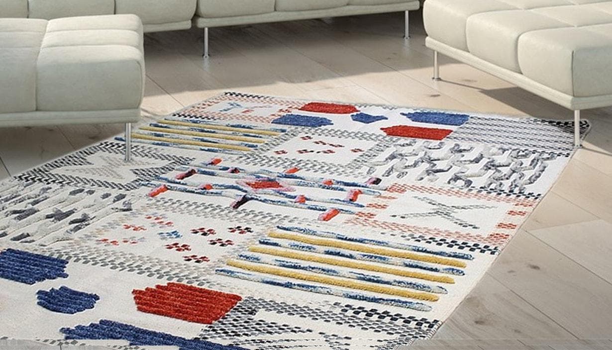 Kayoom Teppich Empire 110 Ethno-Design Beige Multi