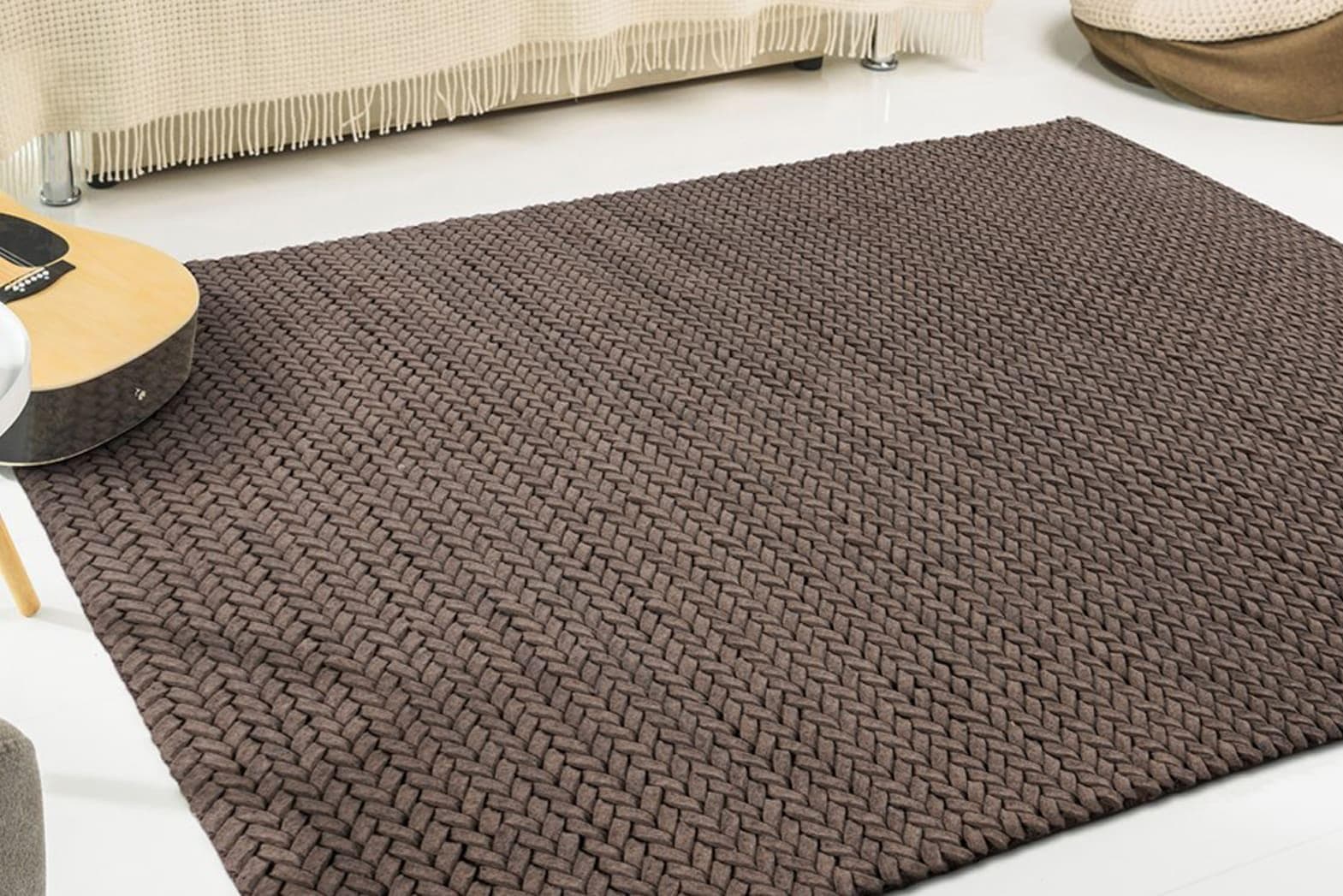 Teppich PADIRO Robbie 125 taupe 200x290 cm Wolle