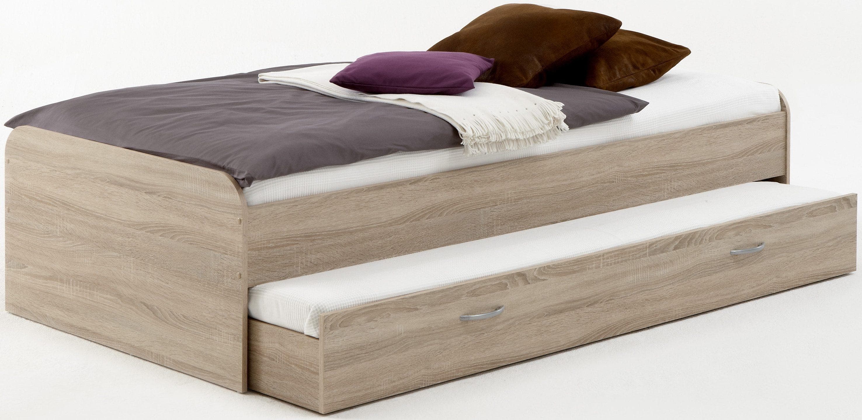 FMD Funktionsbett Pedro - Vielseitiges Kinder- und Gästebett mit Ausziehfunktion