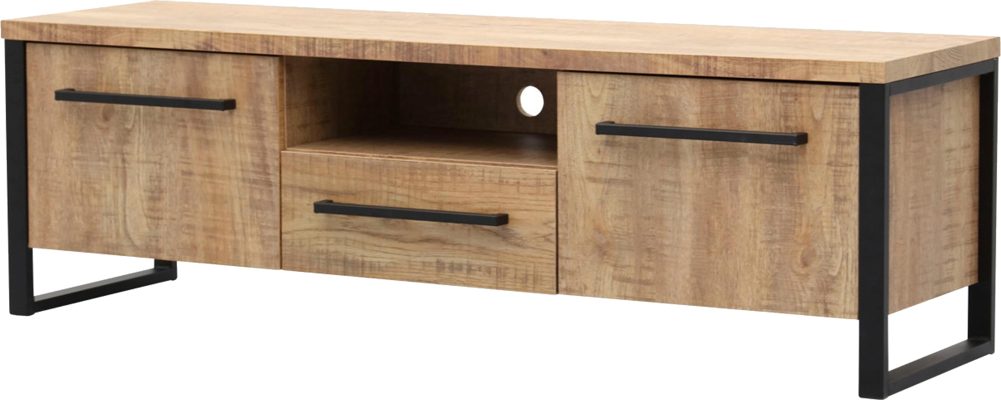 TV-Schrank Carriba Lowboard Tropic Holzwerkstoff mit Soft-Close