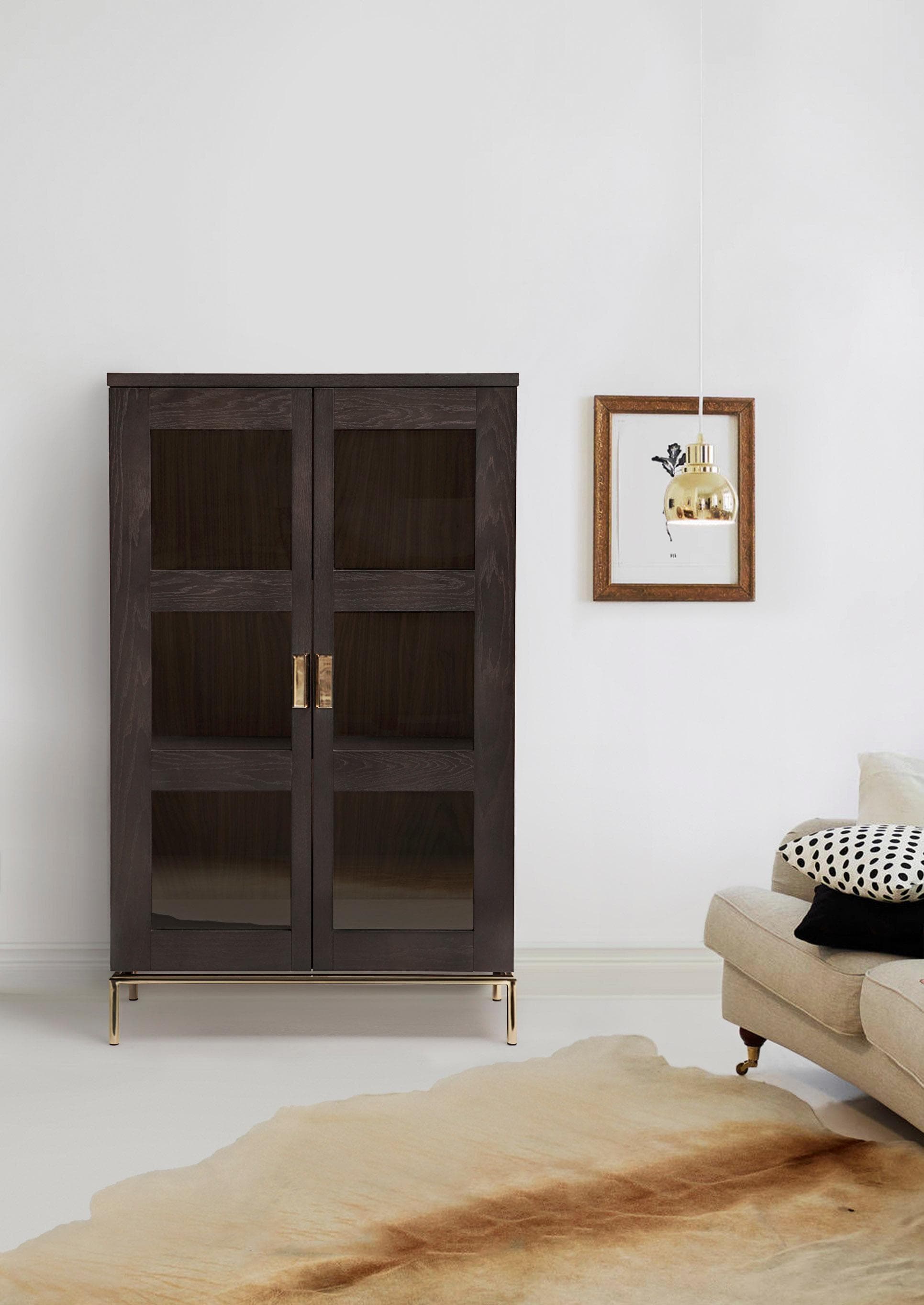 Vitrine WOODMAN "Parlan" Braun FSC-zertifiziert