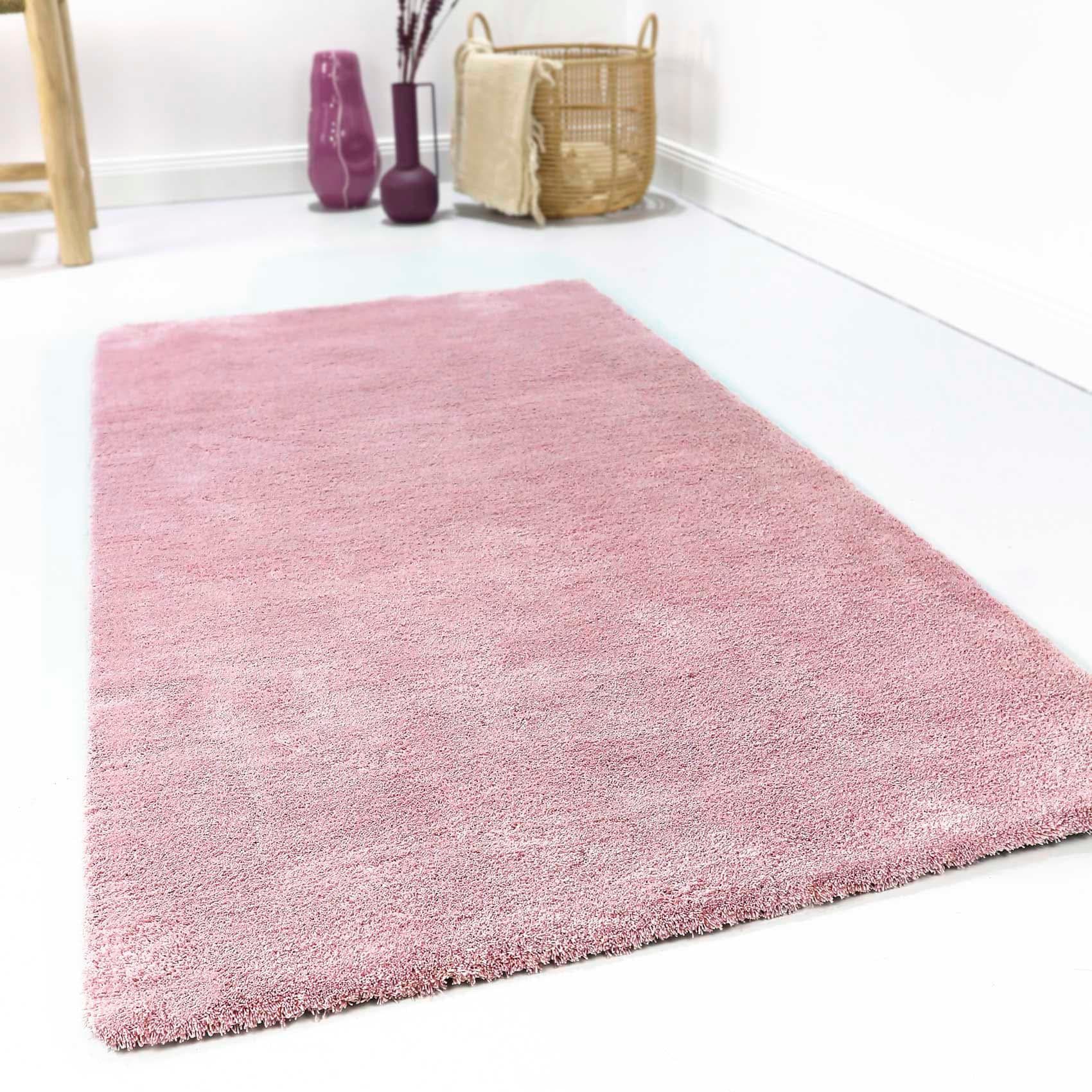 ESPRIT Teppich Loft ESP-4223 Rosa 200x200cm Shaggy