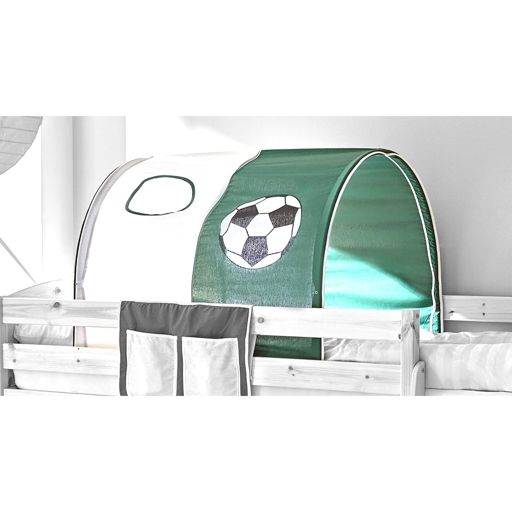 TiCAA Spieltunnel für Hoch- und Etagenbetten Baumwolle