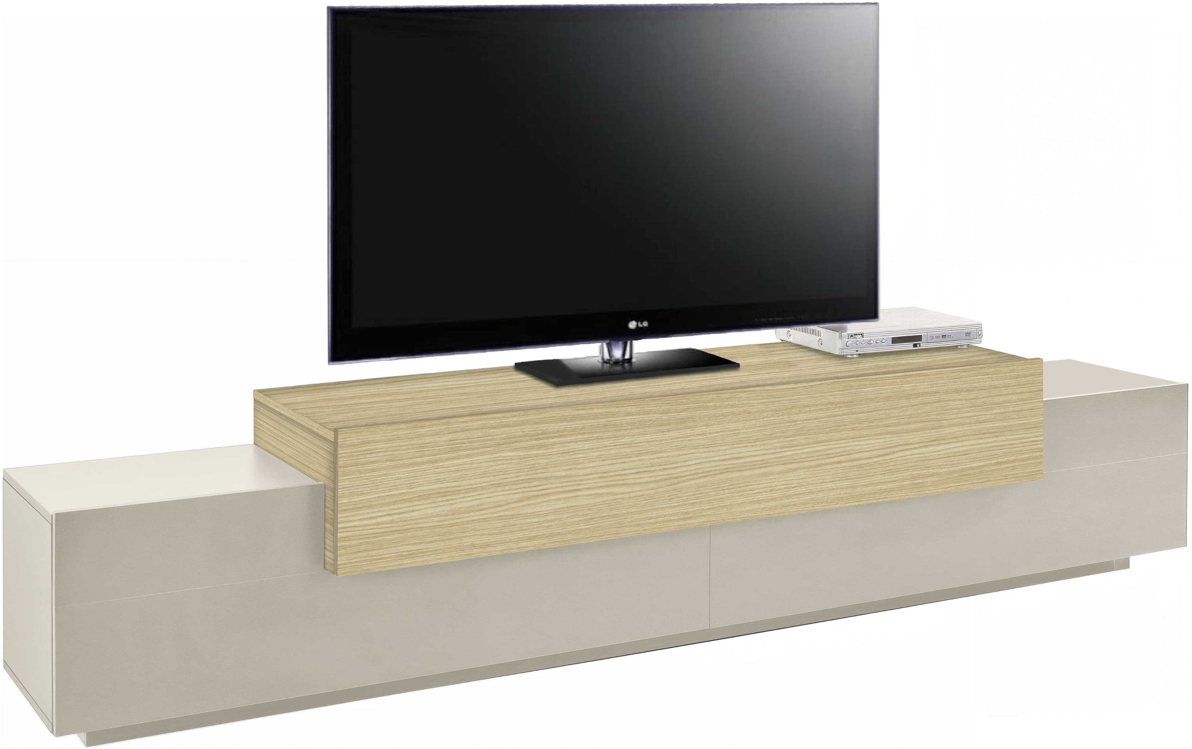 Home Affaire Lowboard Coro 240cm Beige Braun Matt