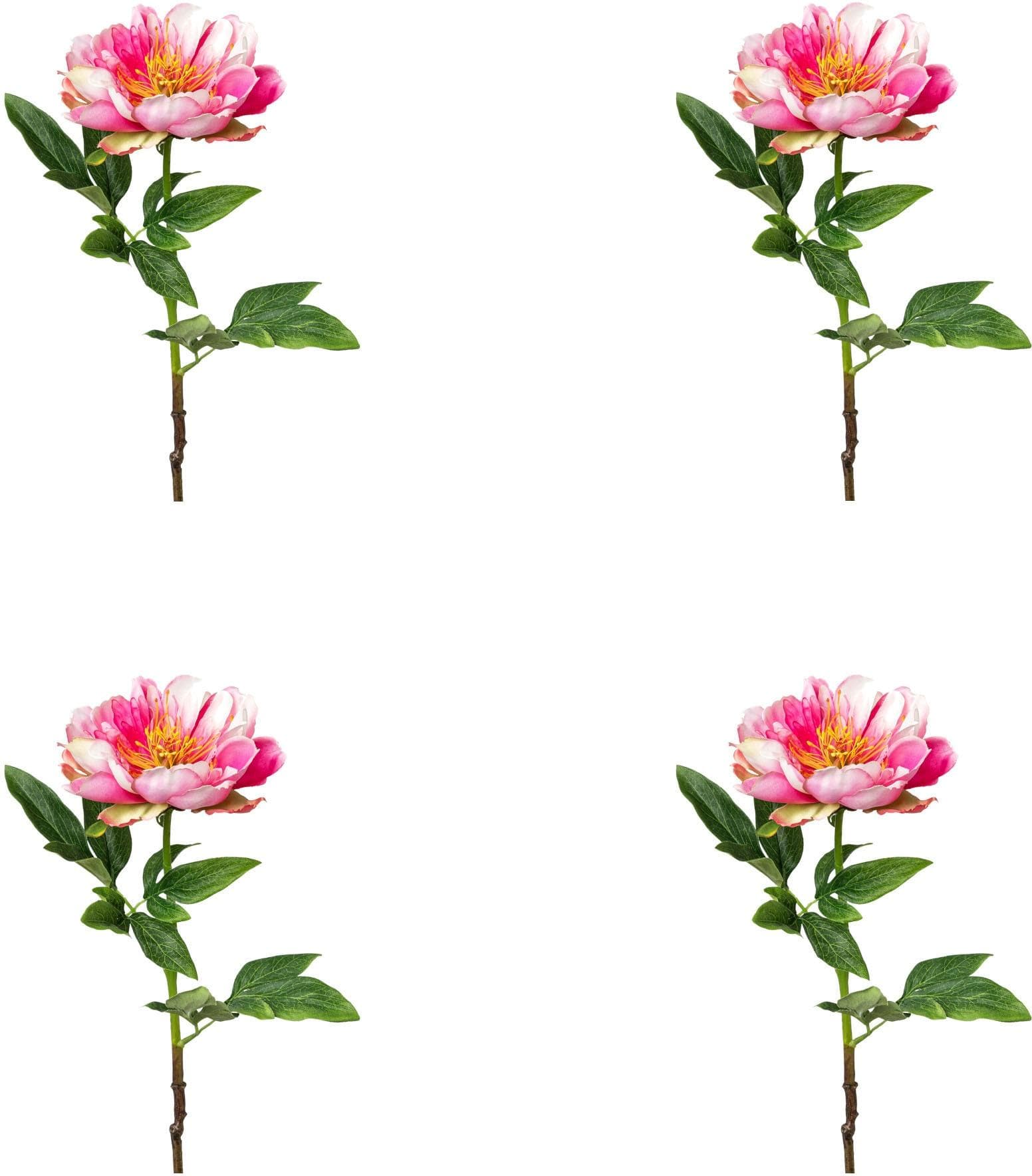 Kunstblume CREATIV GREEN Peonie Pink Kunstpflanzen