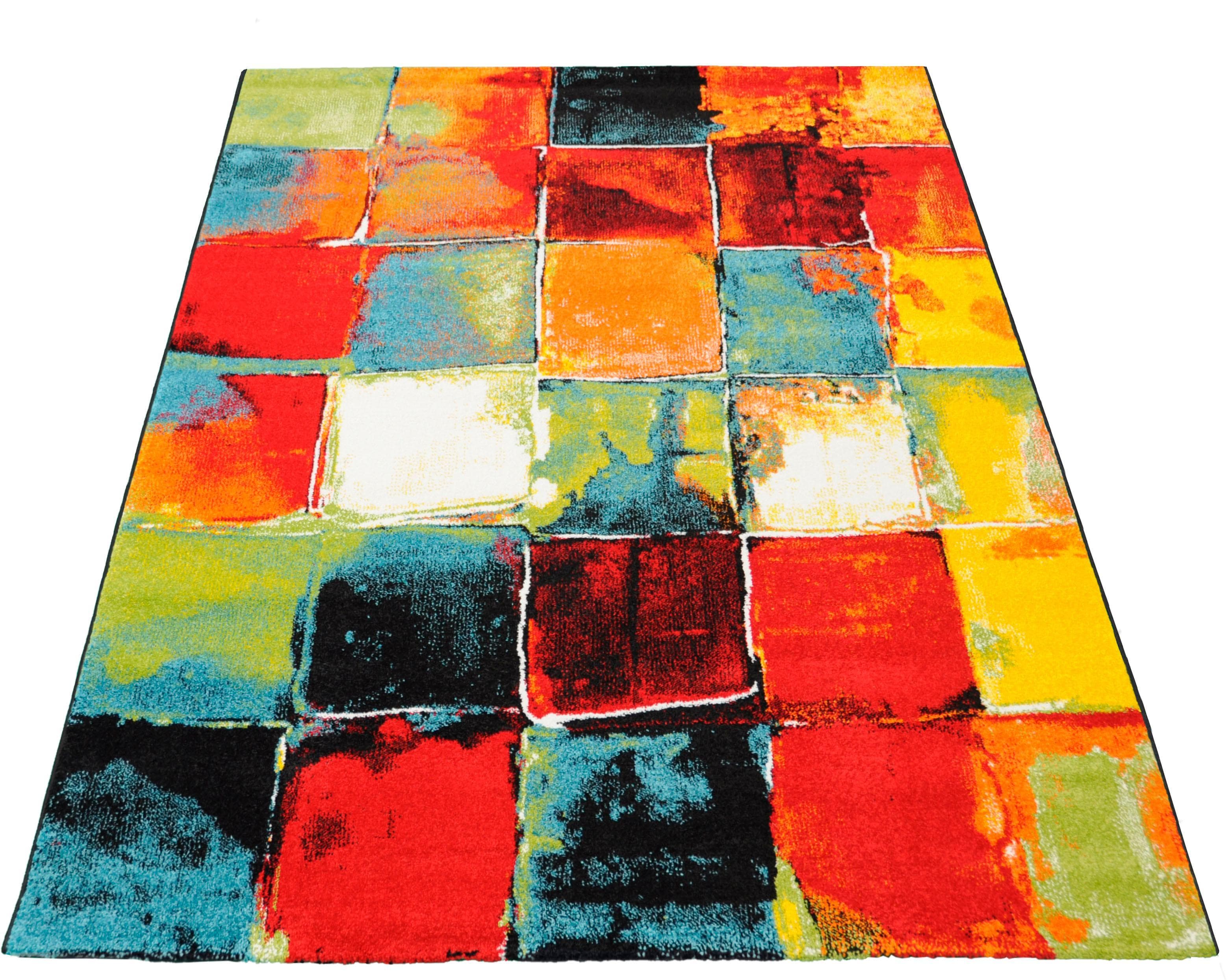 MERINOS BELIS PATCHWORK Teppich Bunt Modern 80x150cm