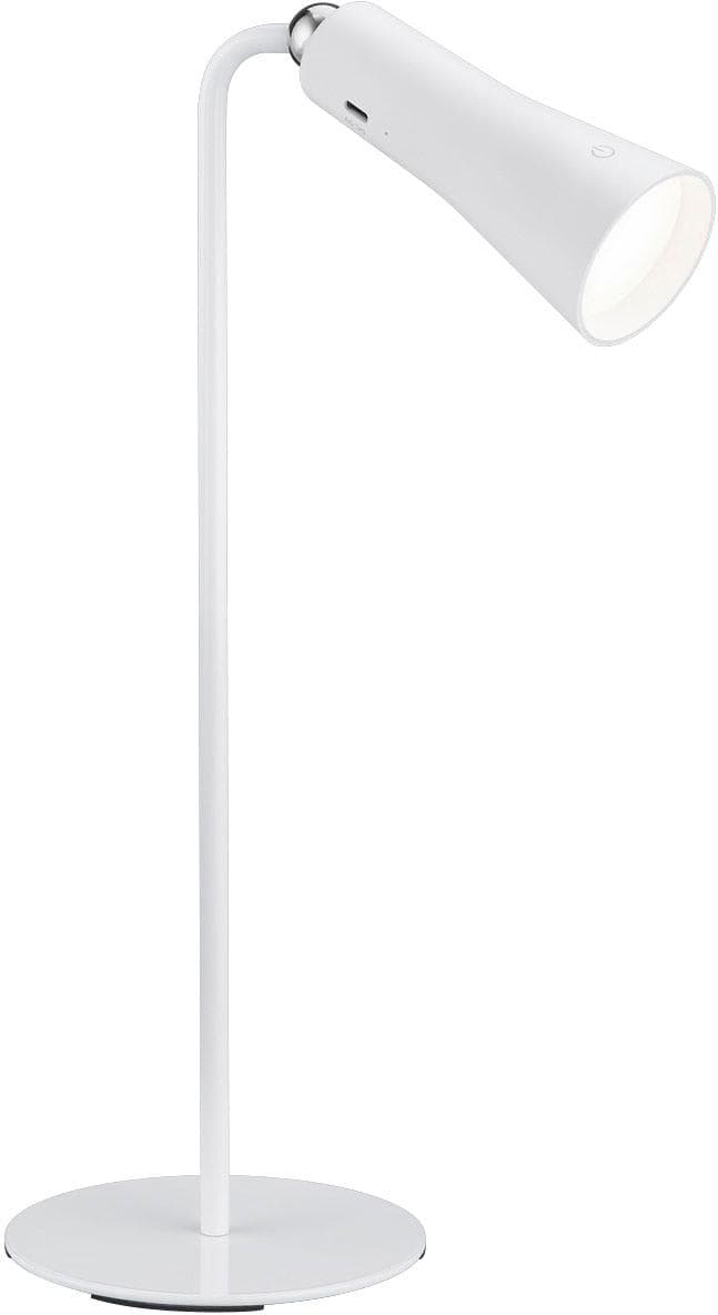 REALITY LED Tischleuchte Maxi weiß matt Touchdimmer USB-C