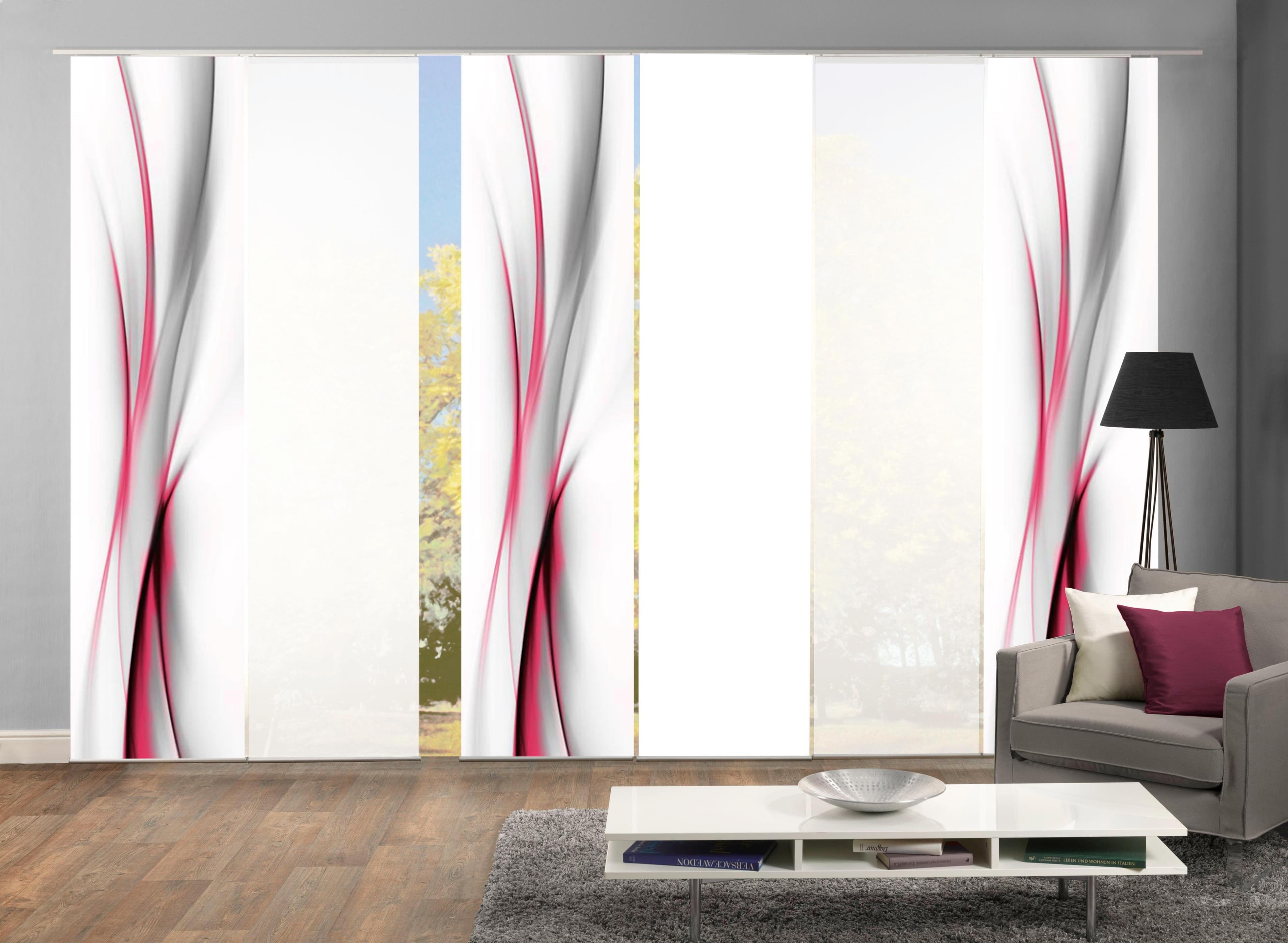 HOME WOHNIDEEN Schiebegardine UFA 6 St. Blickdicht