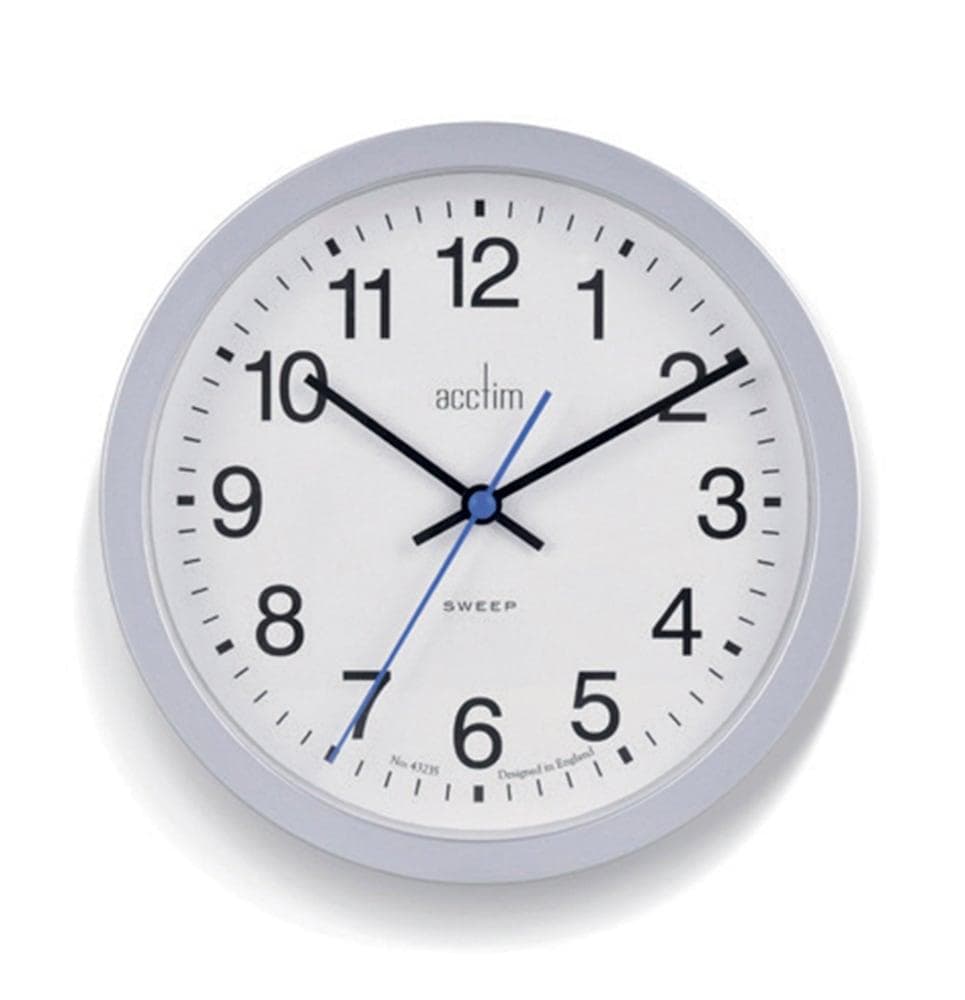 Christoffel Bromham Wanduhr: Hochwertige Wanduhr mit Schleichender Sekunde