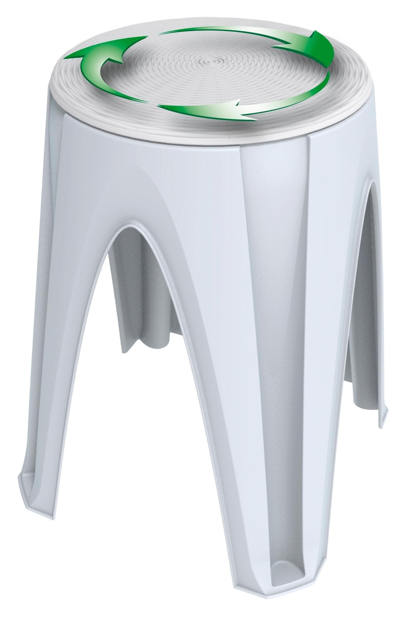 Drehbarer Badhocker mit 360°-Sitzfläche