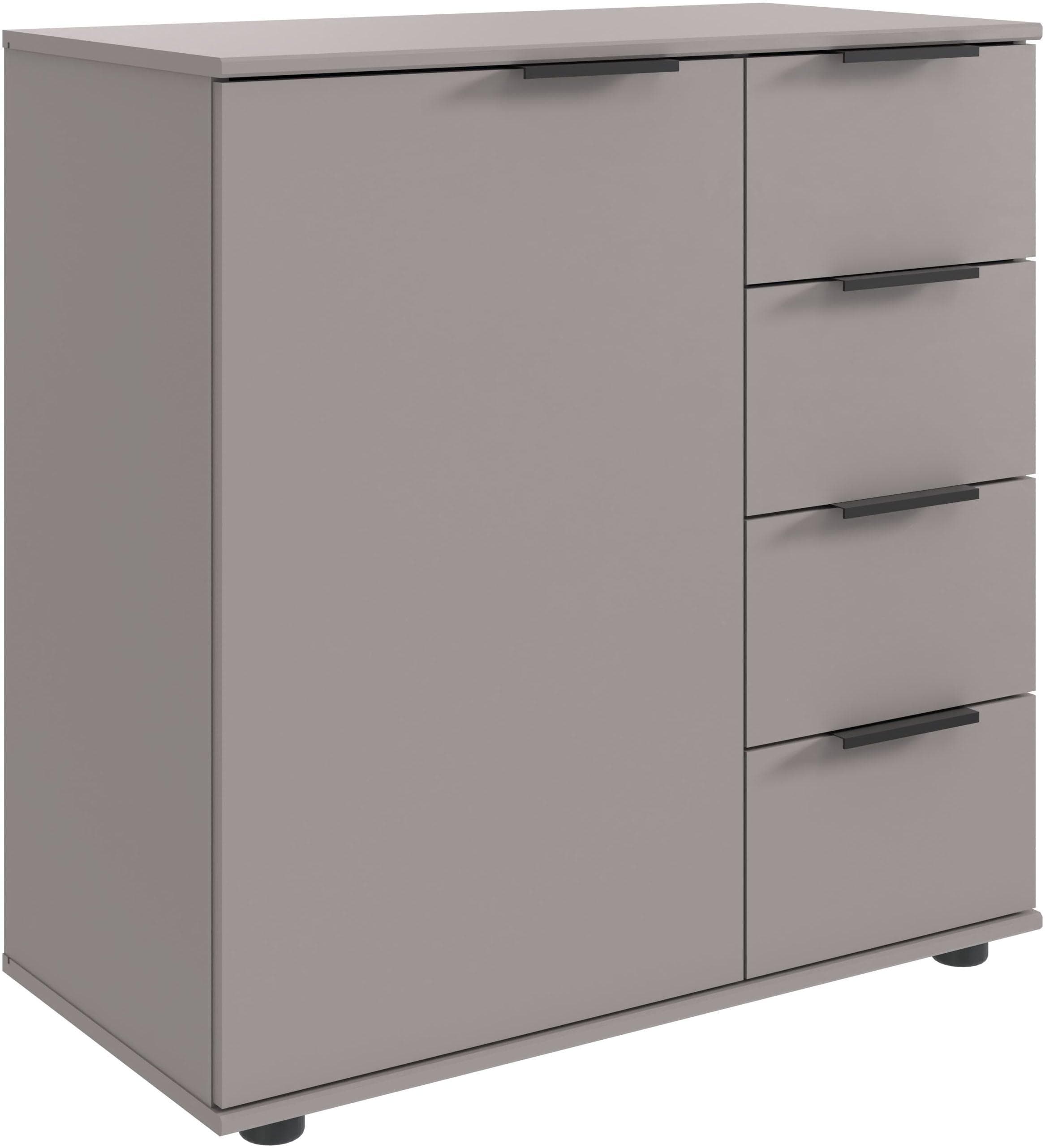 Wimex Tilburg Kommode Saharagrau - 4 Schubladen & 1 Tür