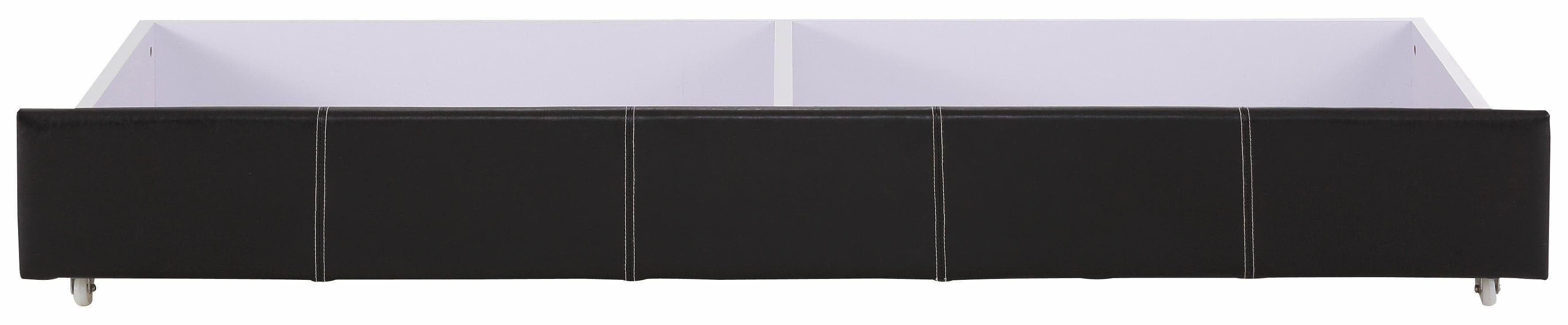 Bettschubkasten mit zwei Innenfächern für maximalen Stauraum