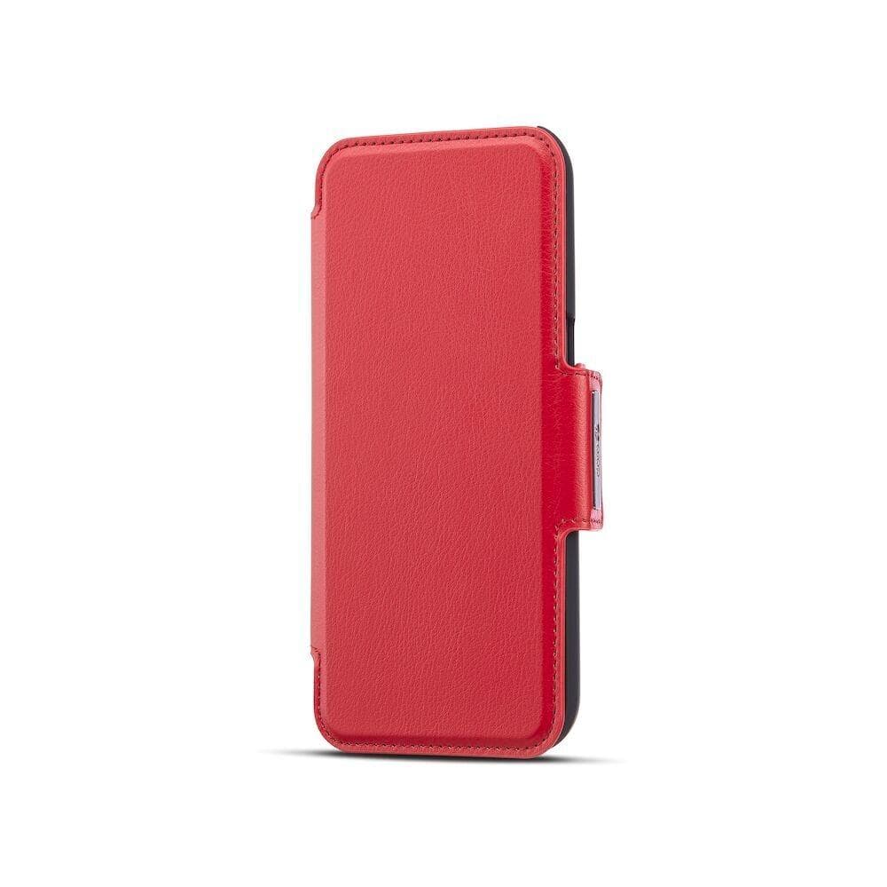 Doro Handyhülle Wallet Case für Doro 8100 rot