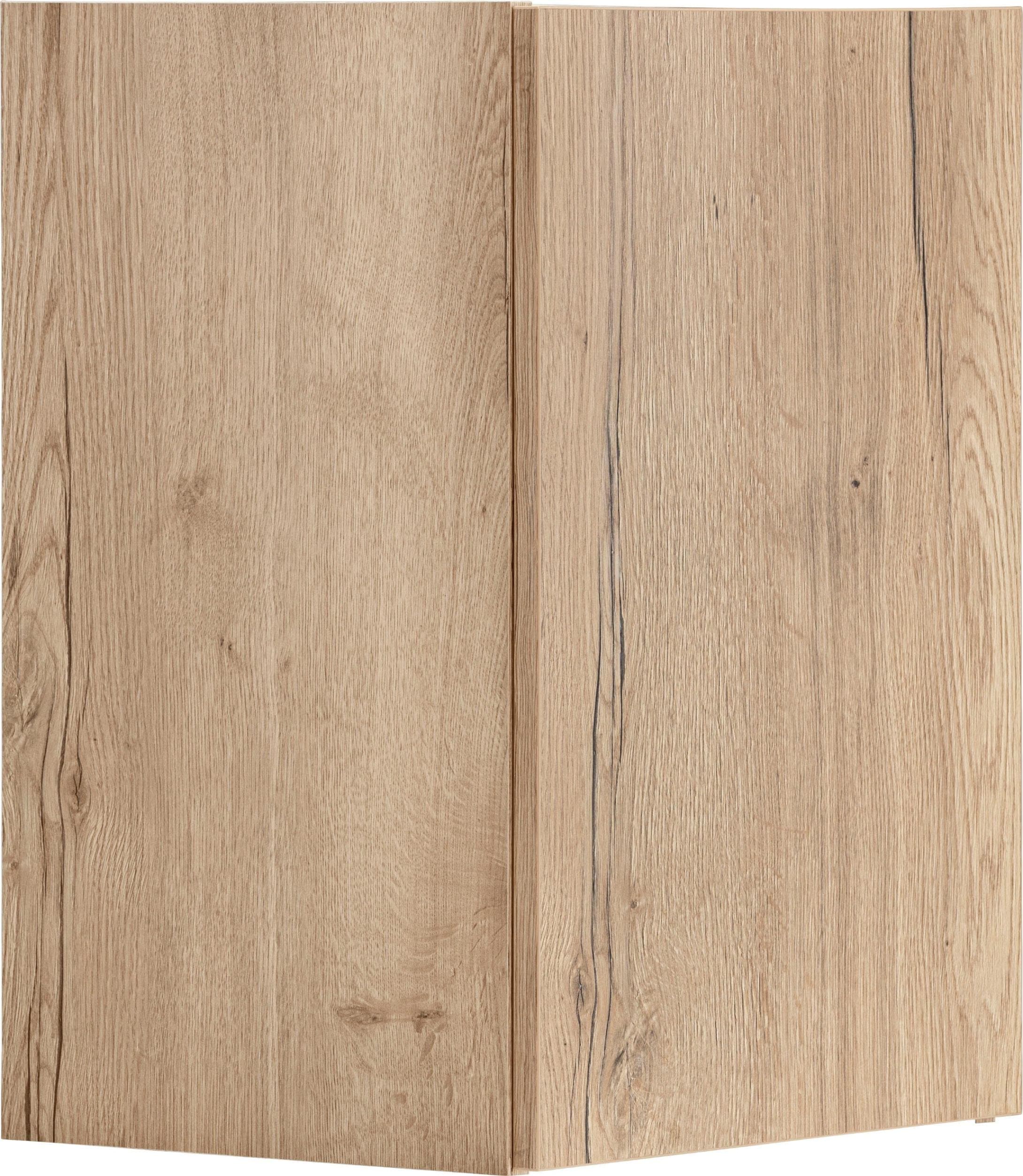 OPTIFIT Hängeschrank Roth Wildeiche Weiß Push-to-Open