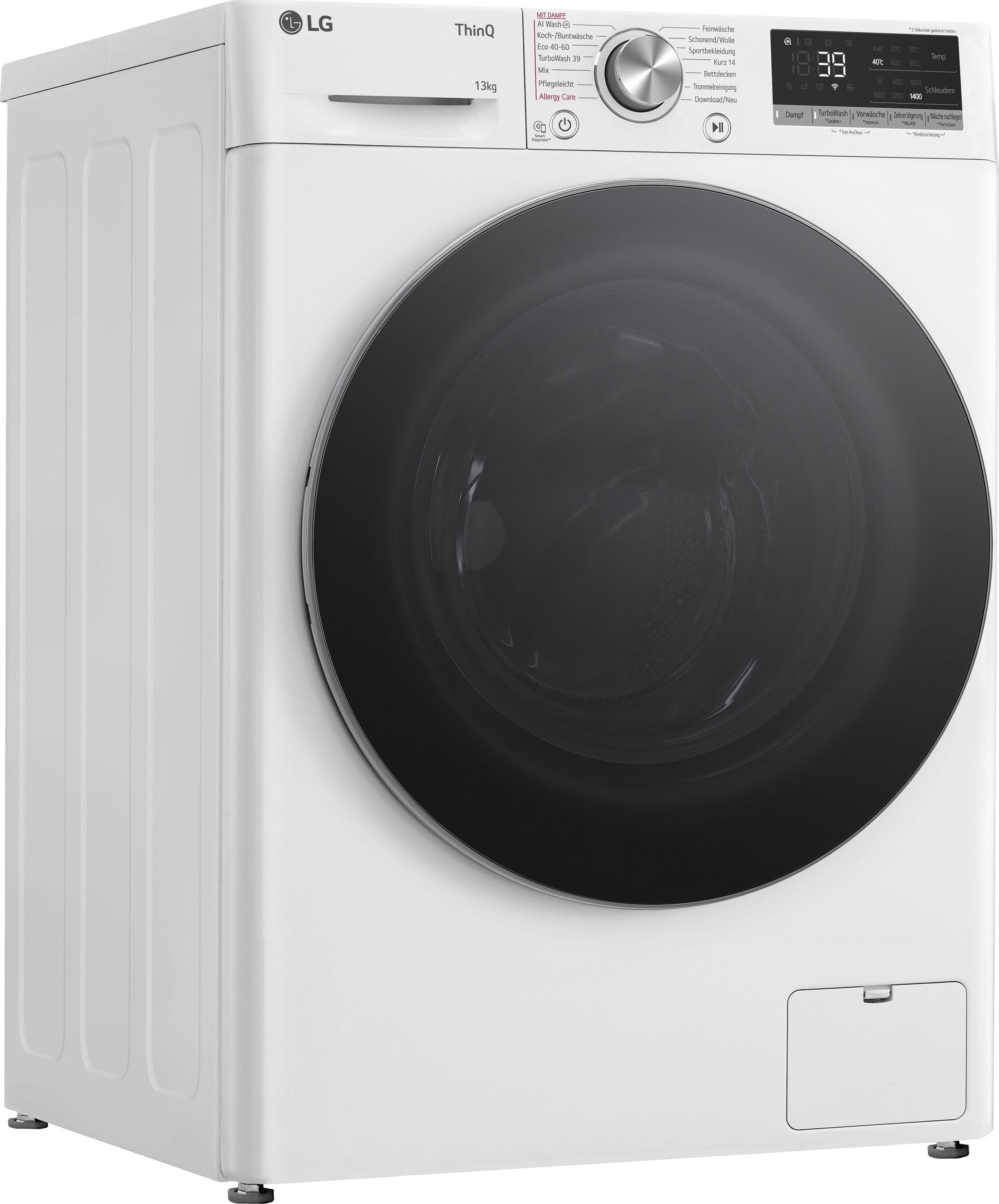 LG Waschmaschine F4WR7031 13 kg Frontlader mit Allergy Care und TurboWash™ 360°