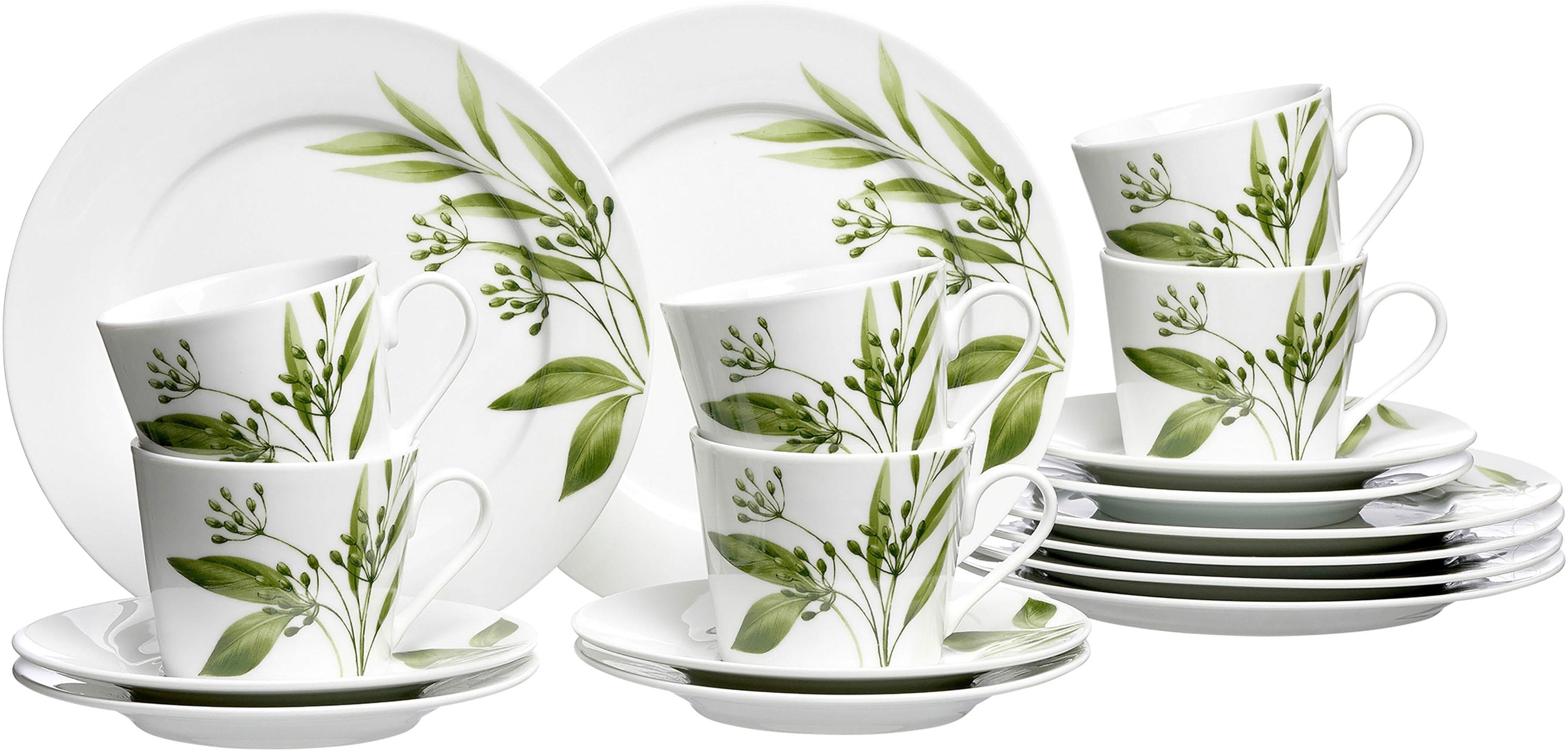 Kaffeeservice RITZENHOFF & BREKER Evora 18-tlg. Porzellan grün