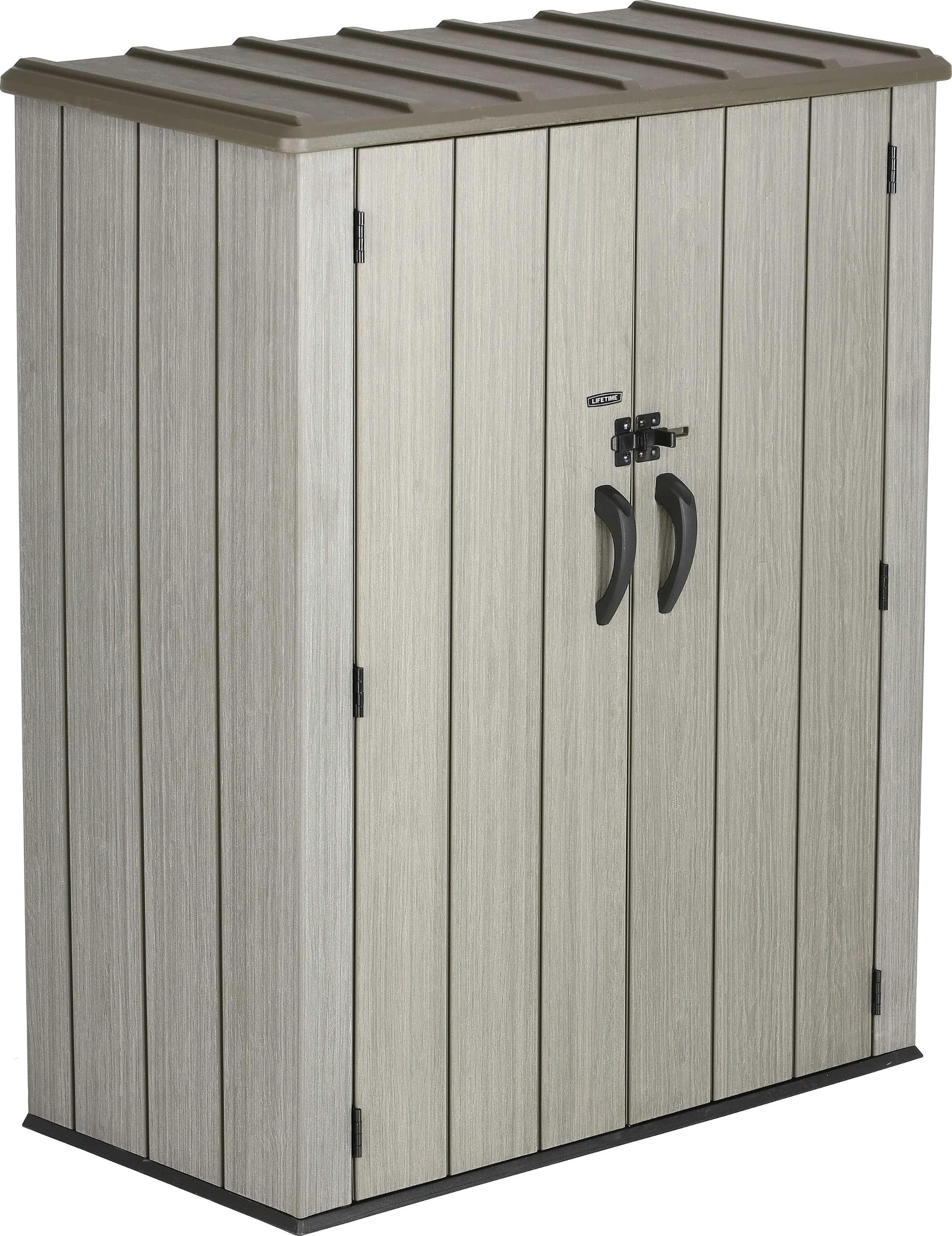 Lifetime Garten-Geräteschrank grau HDPE