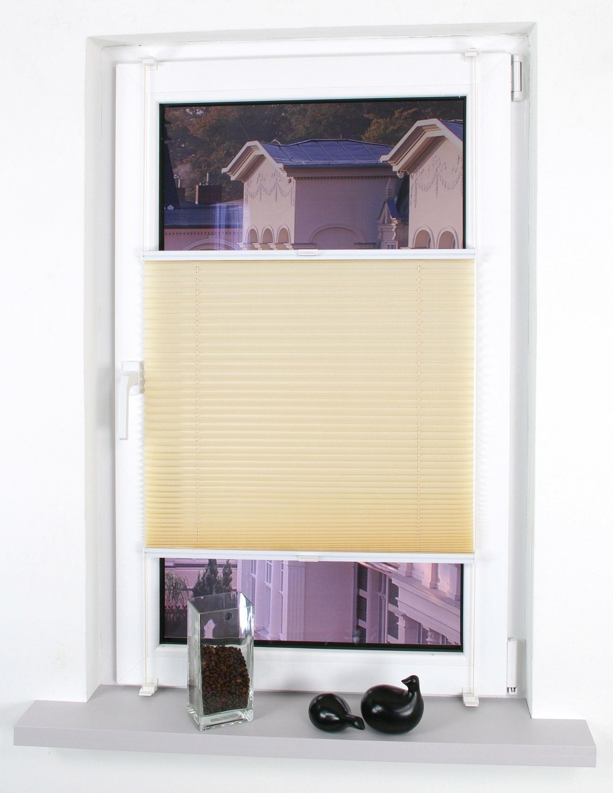 Plissee LIEDECO Klemmfix Gr. 5 Beige 90x150 cm Polyester