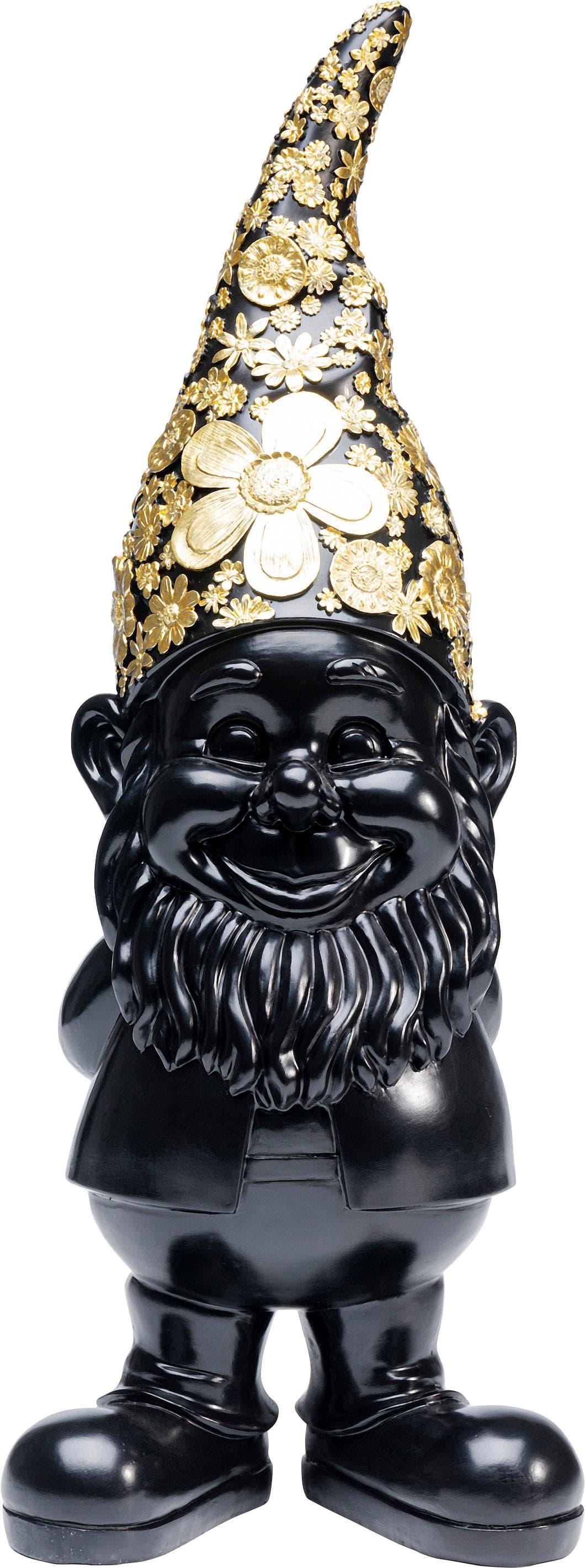 KARE DESIGN Dekofigur Zwerg Meditation Gold Polyresin