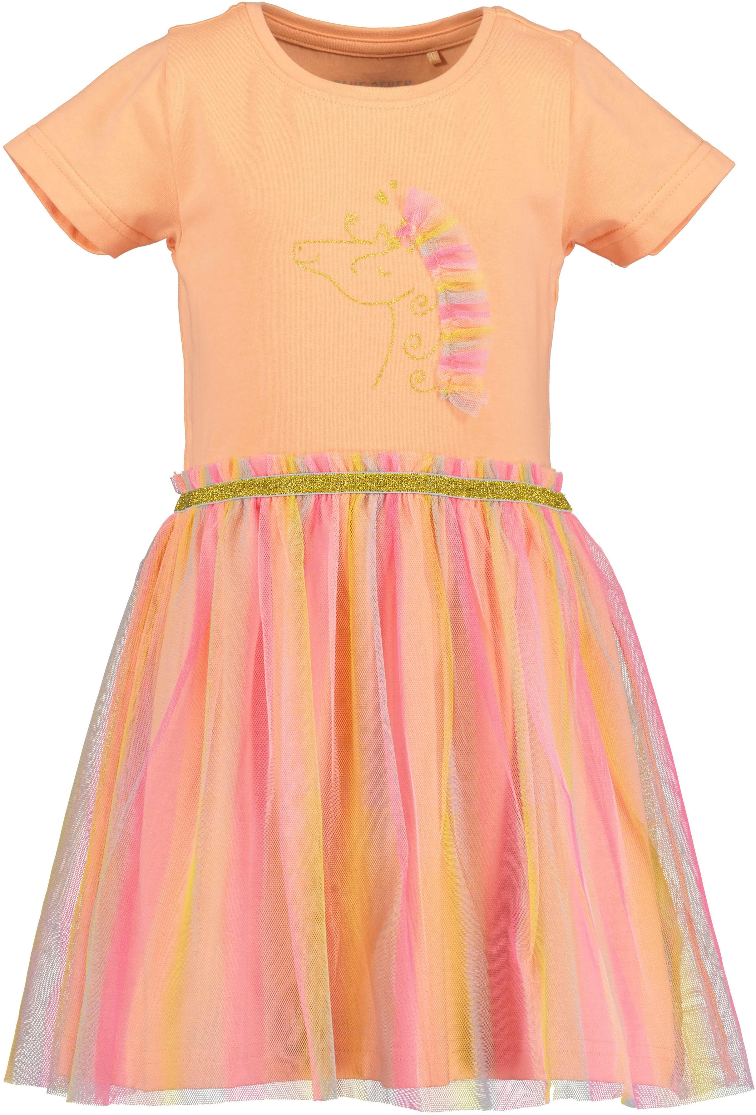 Jerseykleid Blue Seven Mädchen melone 140