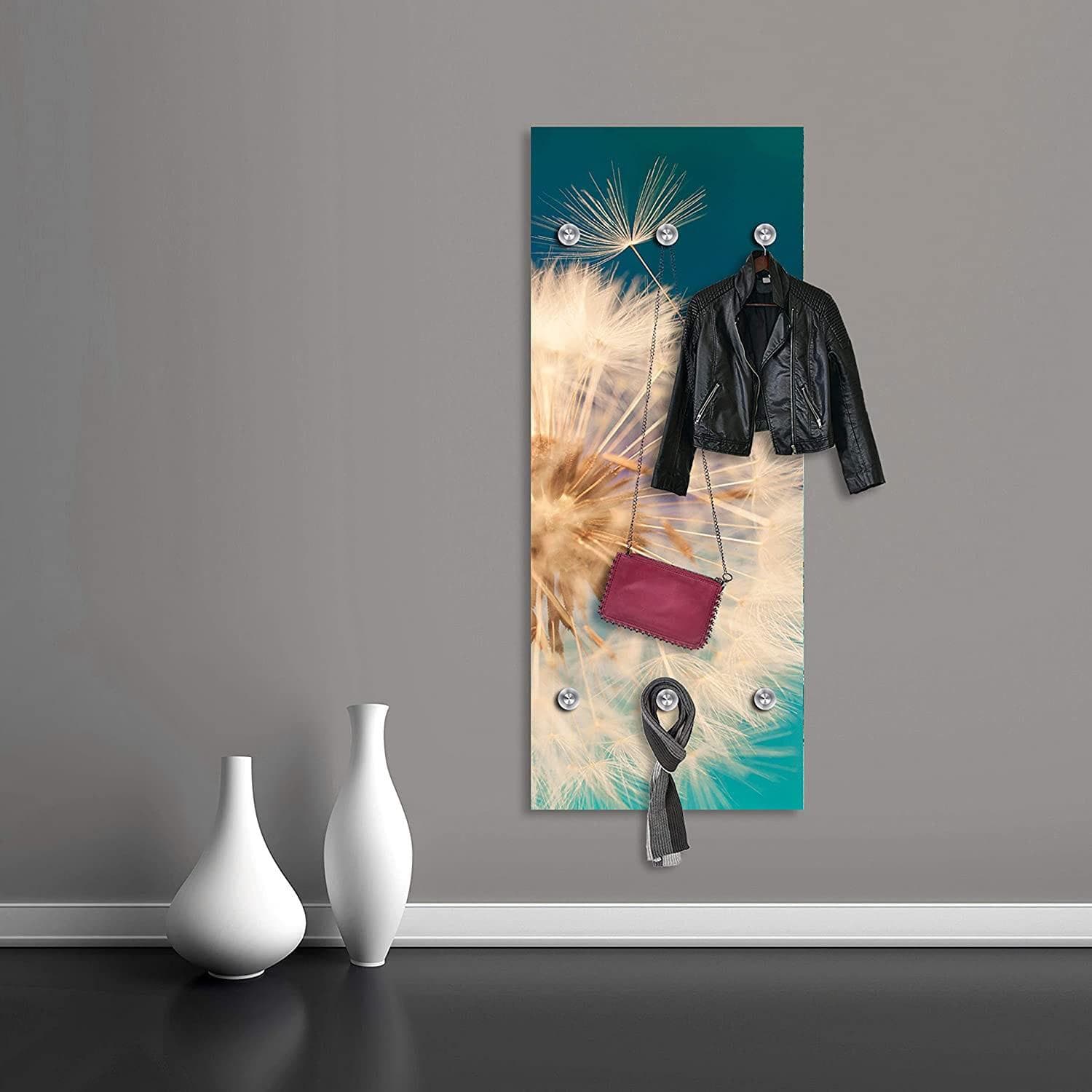 Garderobenleiste QUEENCE Anneli Türkis Wandgarderobe