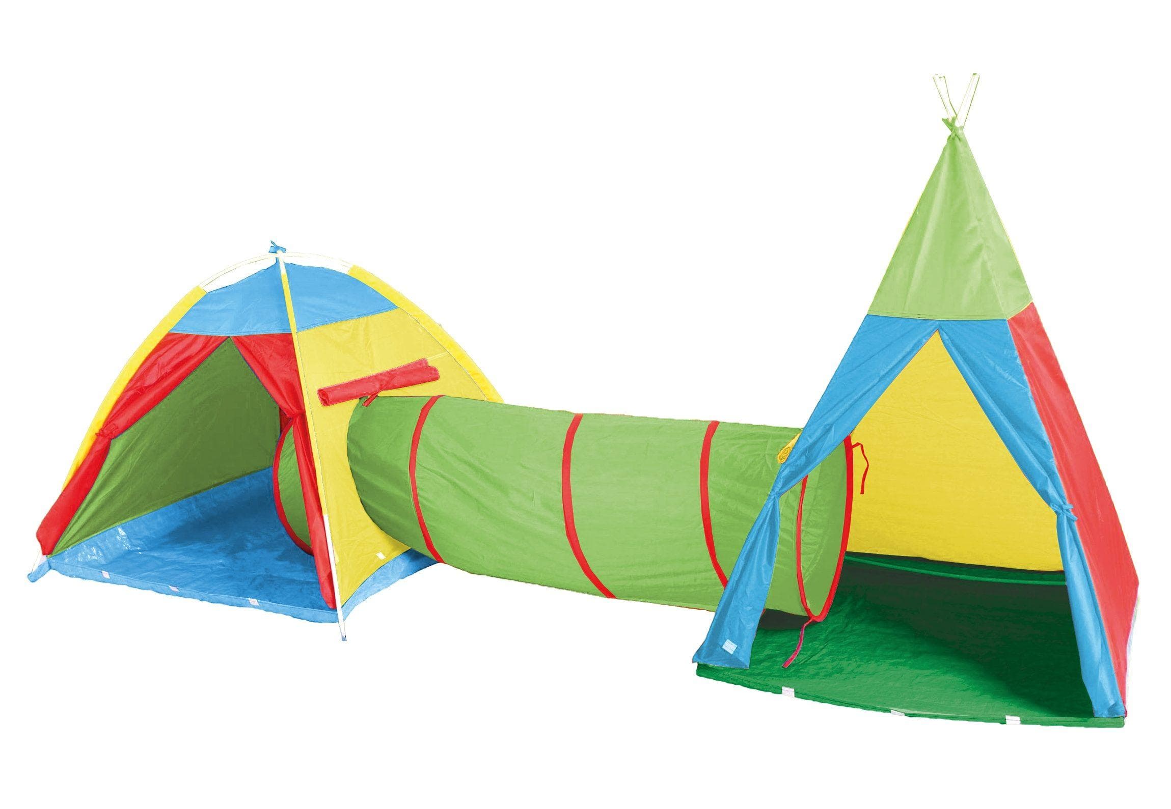 Knorrtoys® Spielzelt Zeltstadt Zenovia mit Spieltunnel für Kinder ab 3 Jahren