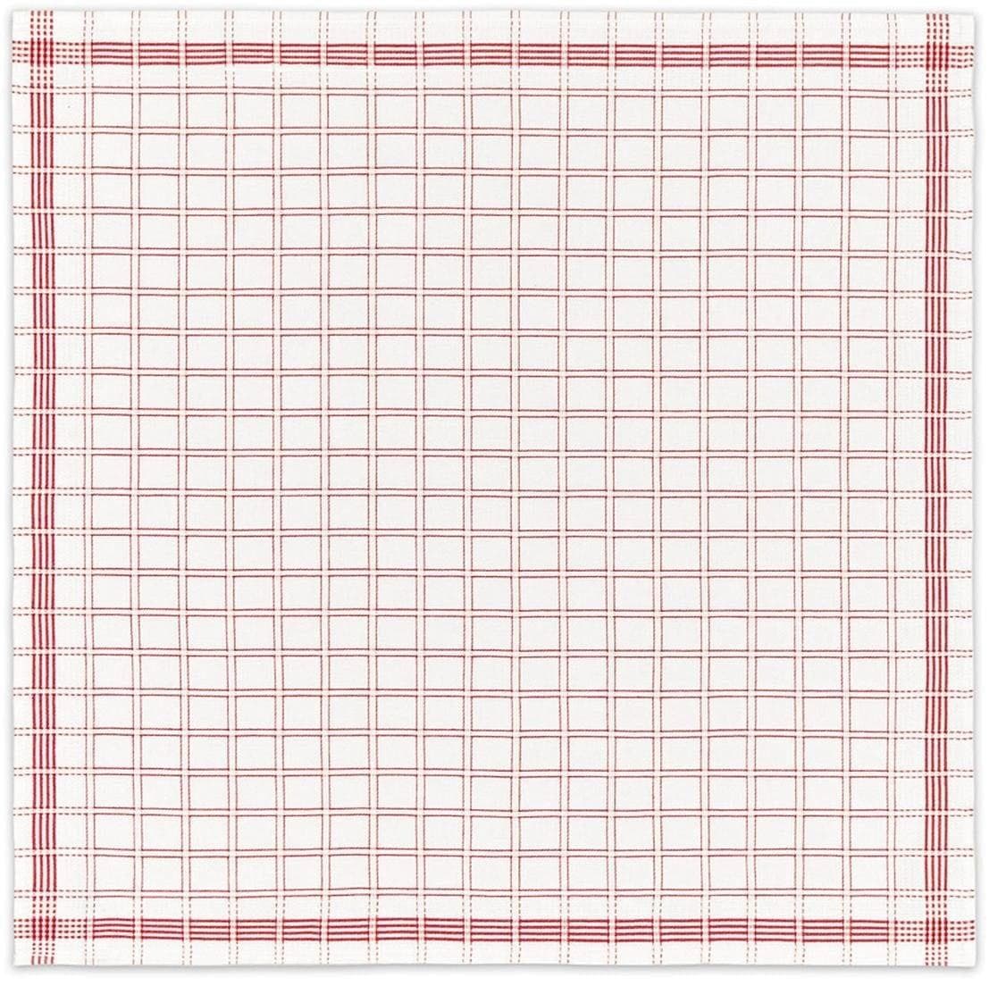 Geschirrtuch DDDDD National rot/weiß 100% Baumwolle