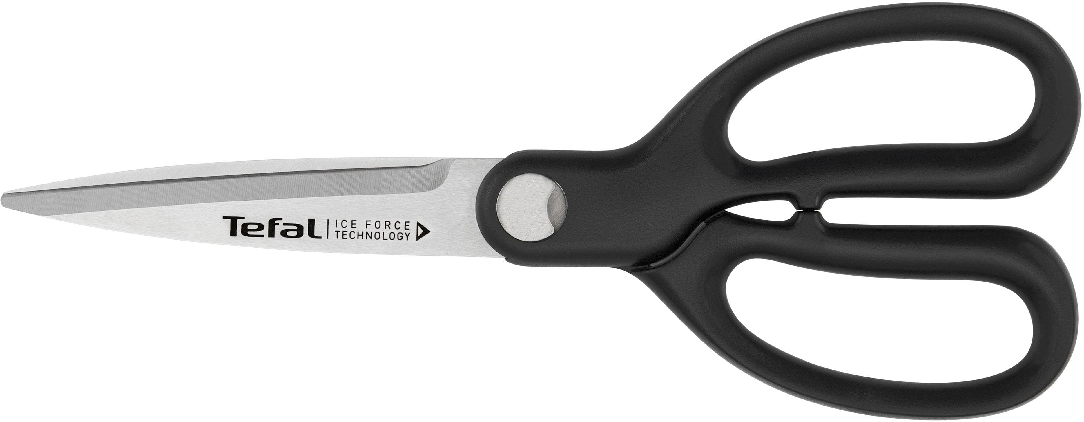 TEFAL Ice Force Küchenschere Schwarz Edelstahl Eishärtungstechnologie