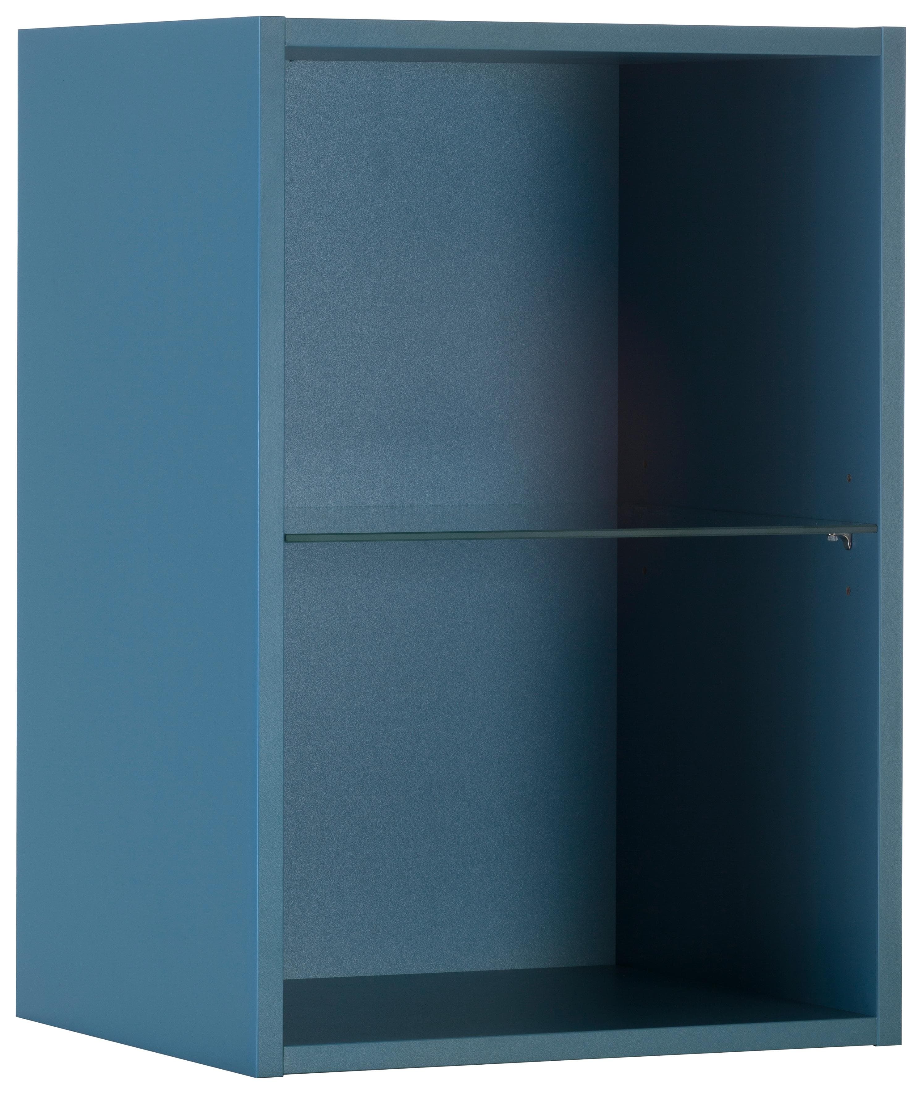 OPTIFIT Hängeregal Mini Blau mit Glasboden