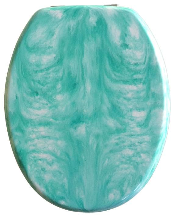 Hochwertiger WC-Sitz aus Marmor und Edelstahl