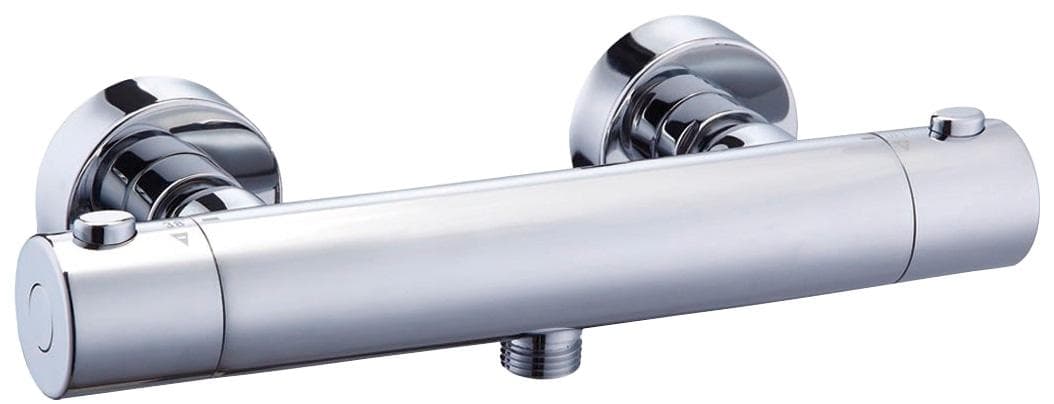 Duscharmatur ADOB Thermostat Silber 2-Loch-Armatur