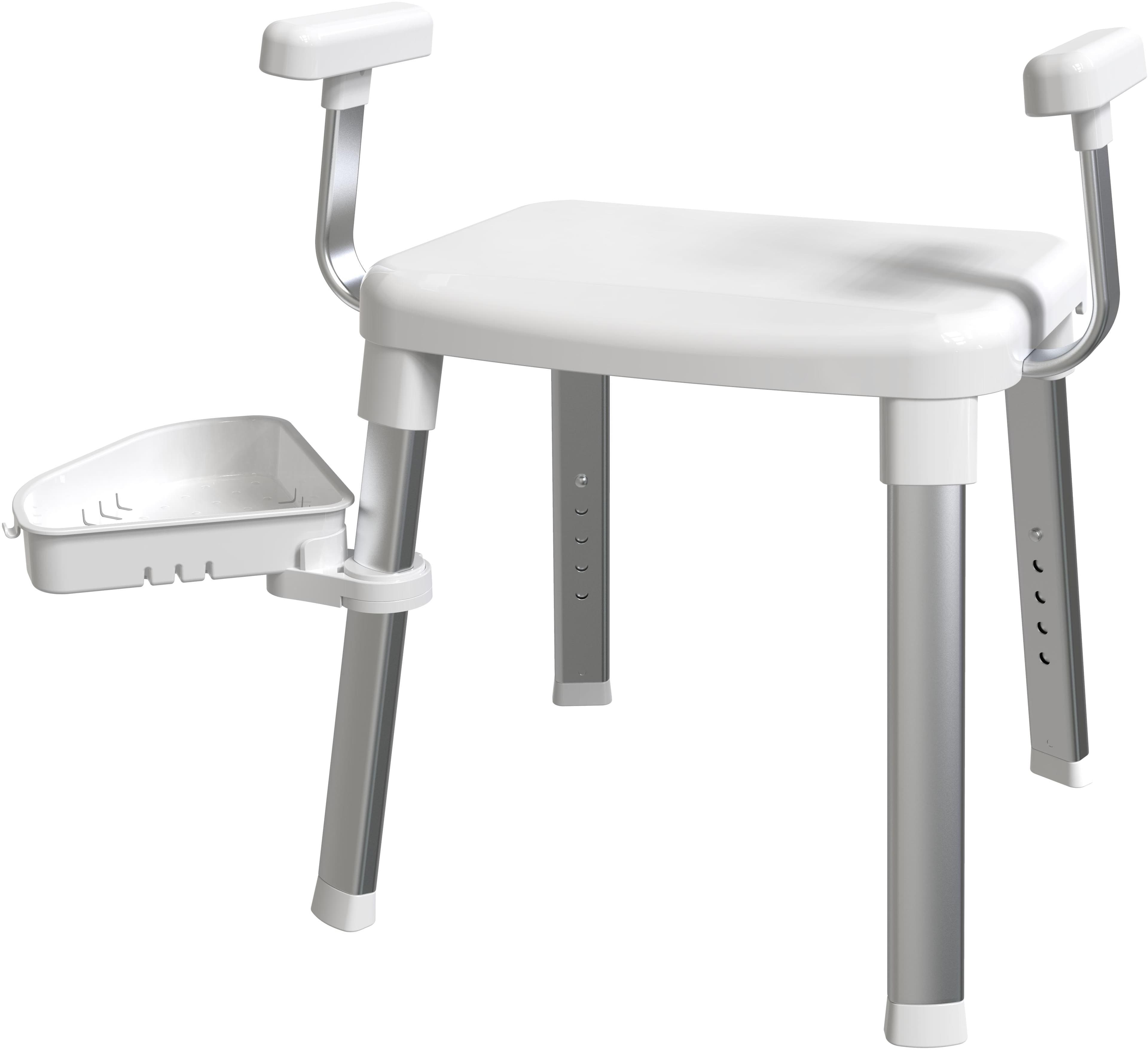 Dusch- und Badhocker BISCHOF Tray Comfort Weiß