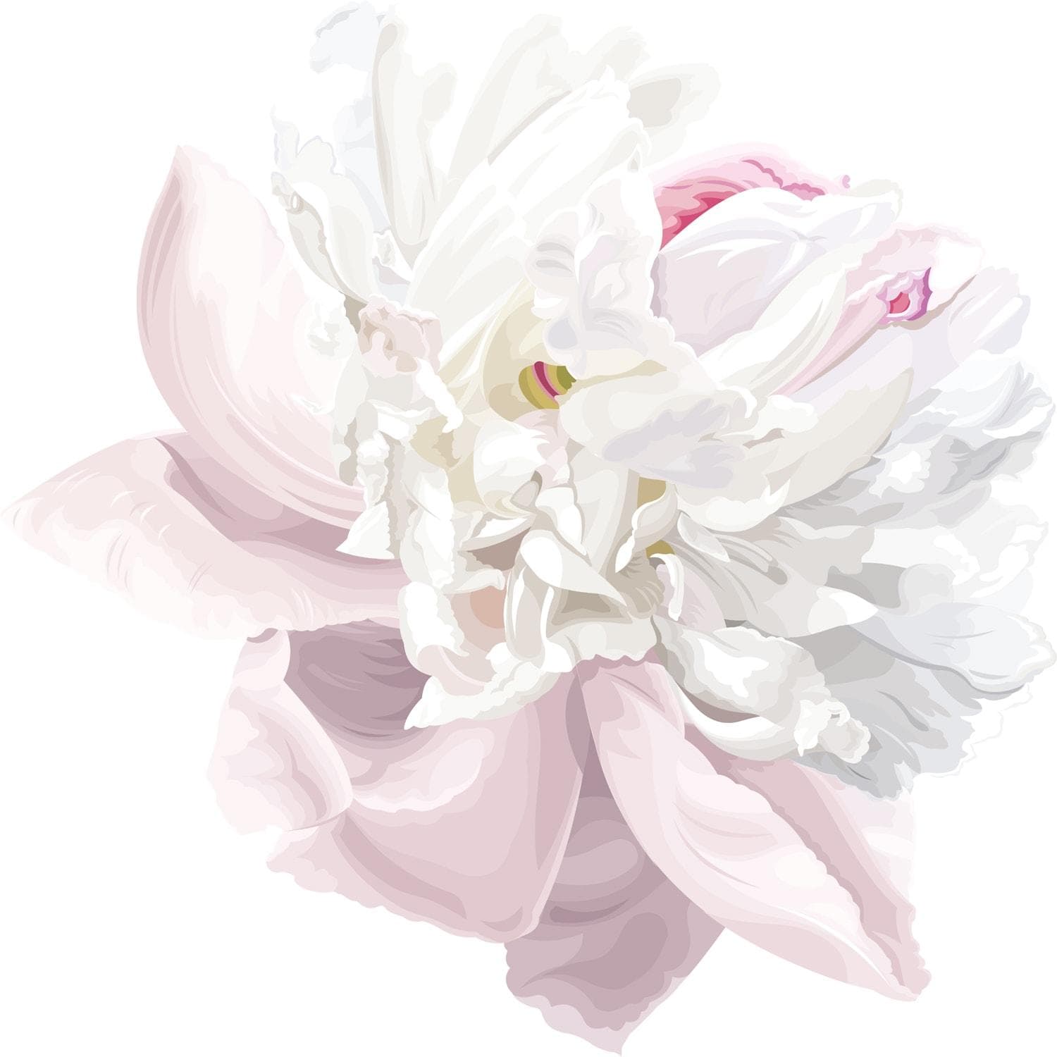 Wandtattoo QUEENCE Matilda Rosa Blume