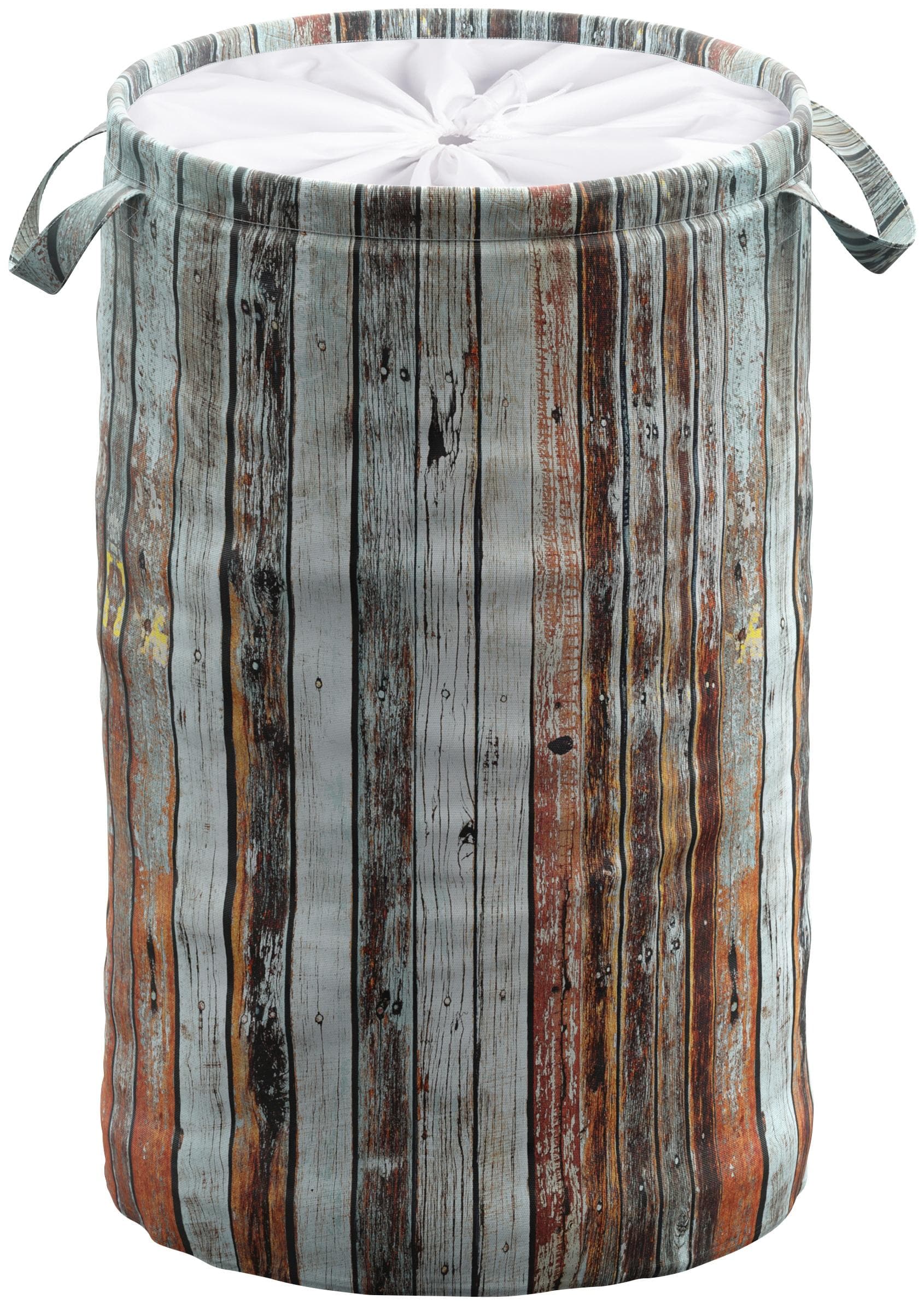 Sanilo Antik Wäschekorb Faltbar mit Sichtschutz und Griffen