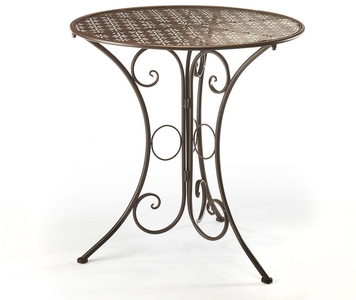 LOCKER Beistelltisch braun Metall