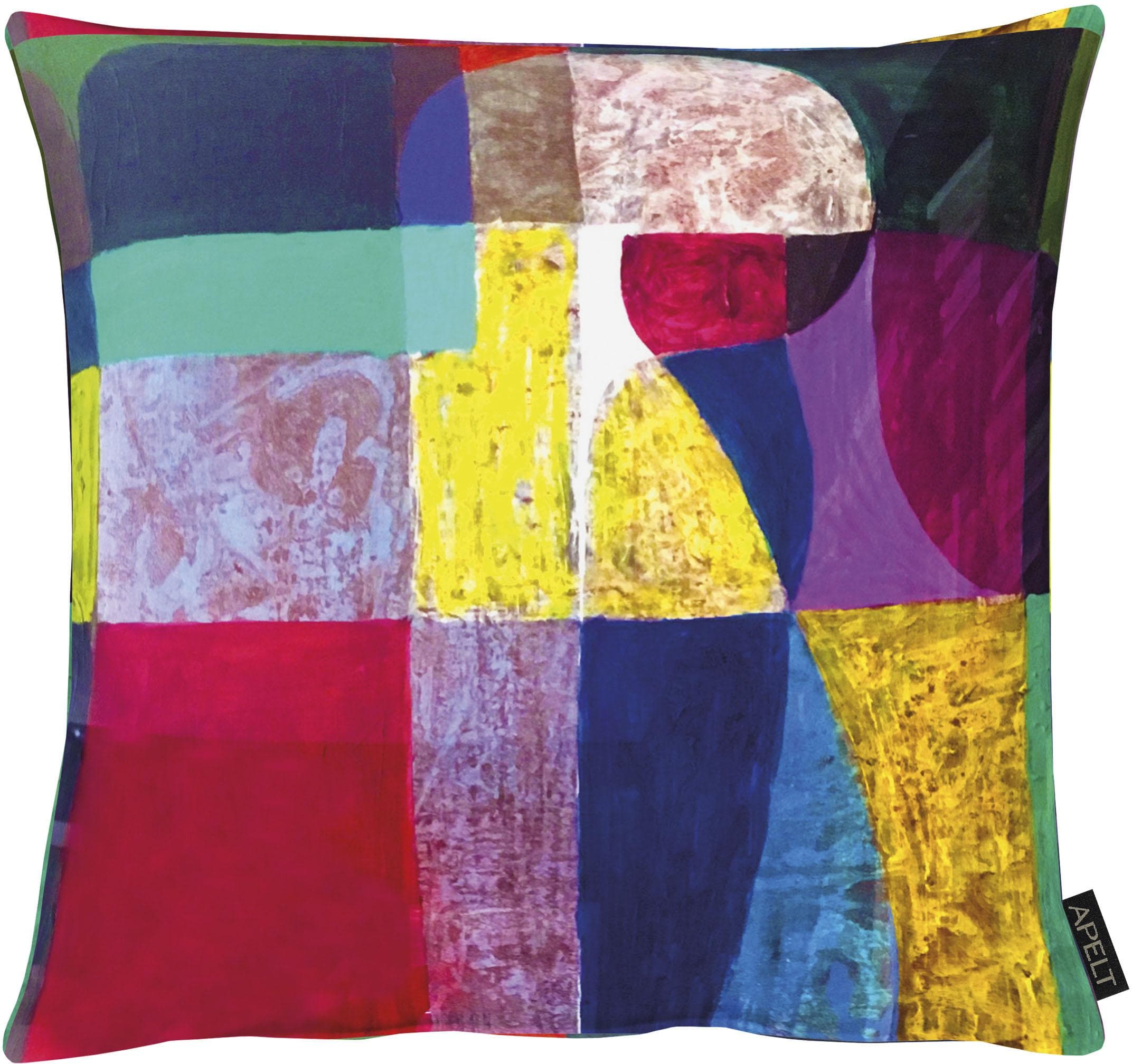 APELT Dekokissen Taro Bunt Gemustert Polyester