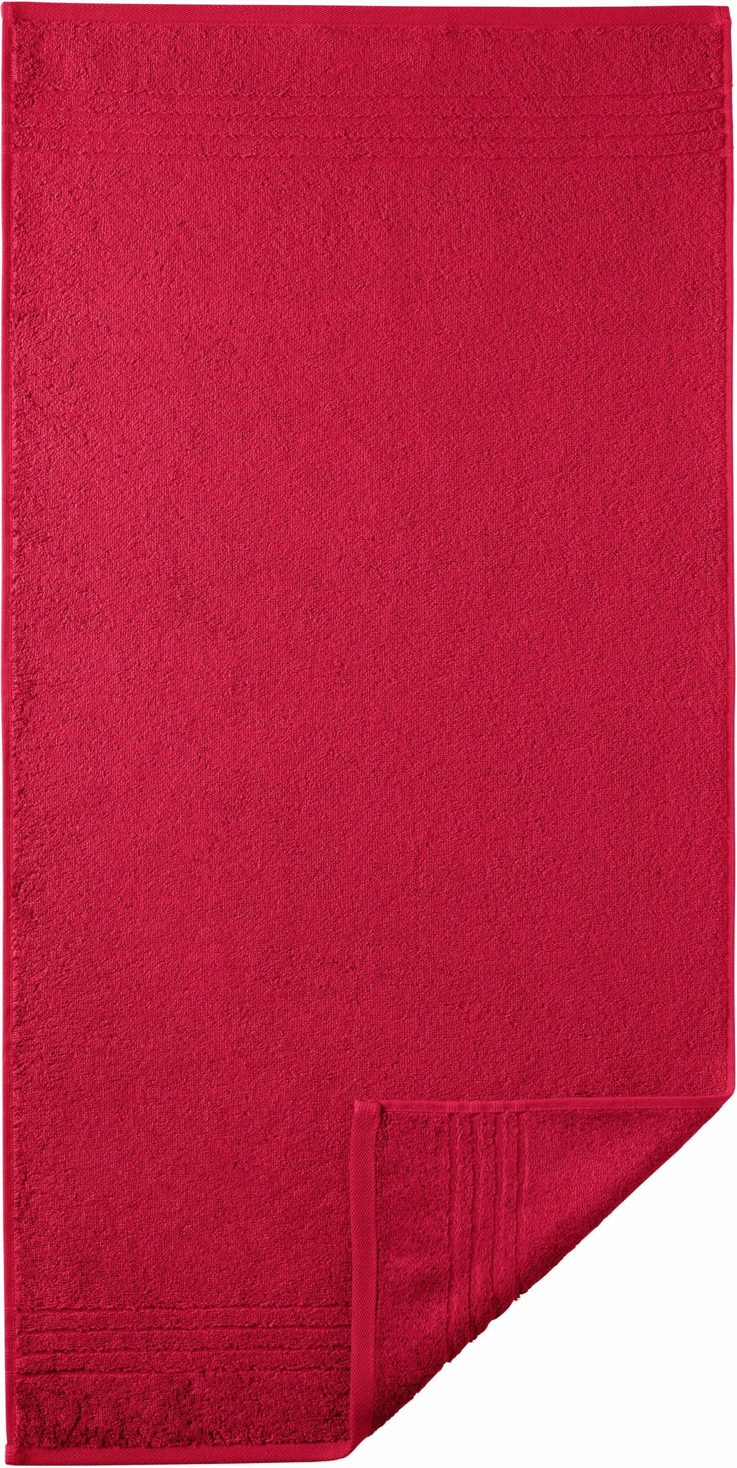 Egeria Badetuch Madison Rot 70x140cm Walkfrottee