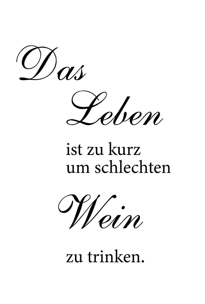 queence Wein Wanddeko - Retro Stahlschild mit Witzigem Spruch