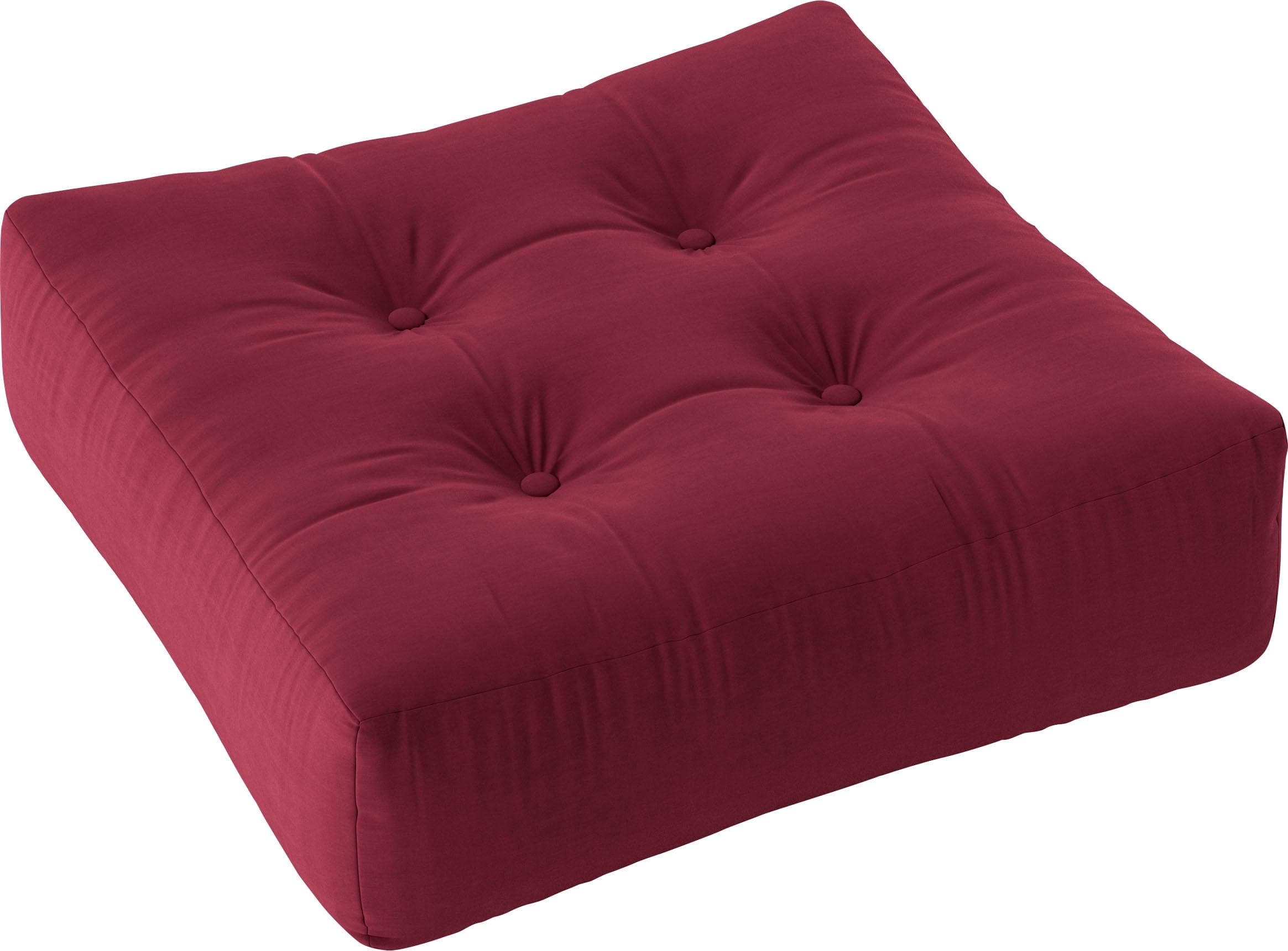 Karup Design More Pouf Bordeaux Stoff