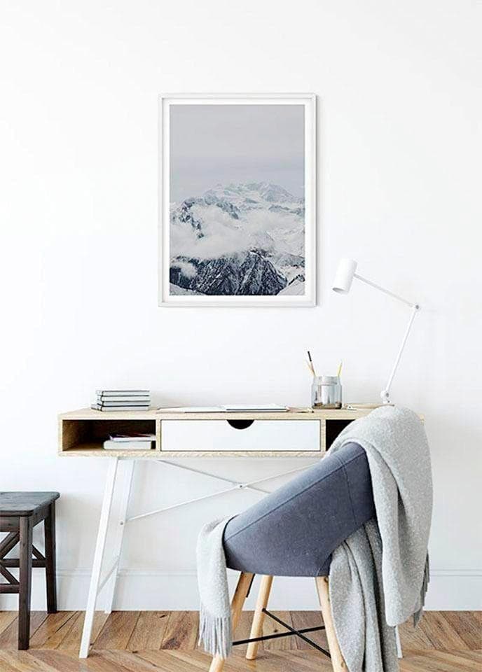 Komar Wandbild Mountain Clouds Bunt Modernes Motiv