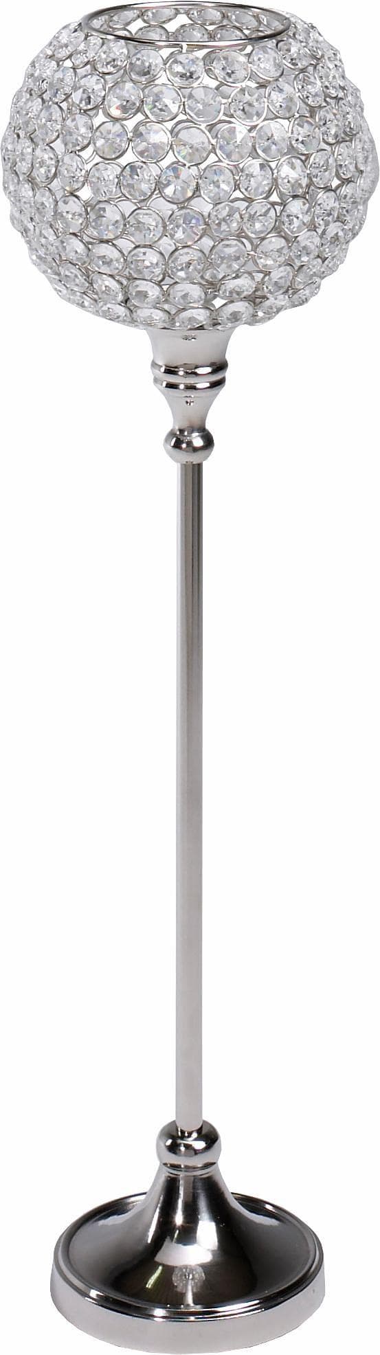 Home Affaire Kerzenständer Kristall Silber Aluminium