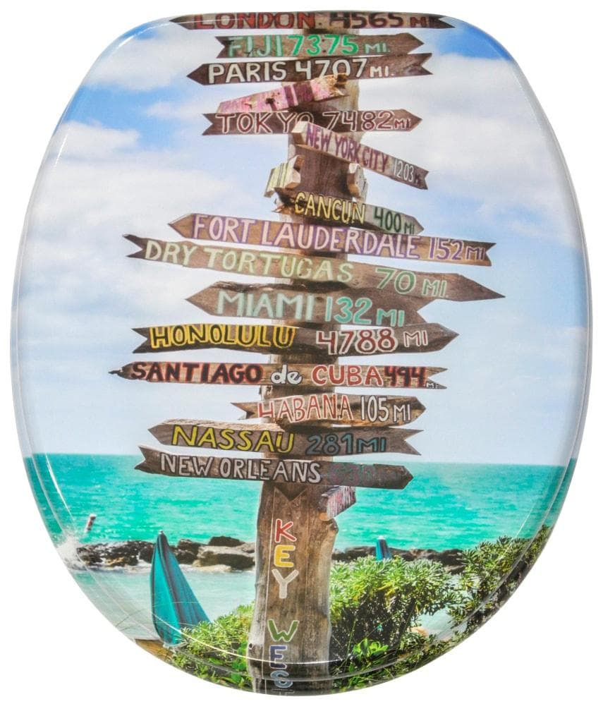 WC-Sitz SANILO "Key West" Bunt MDF SoftClose