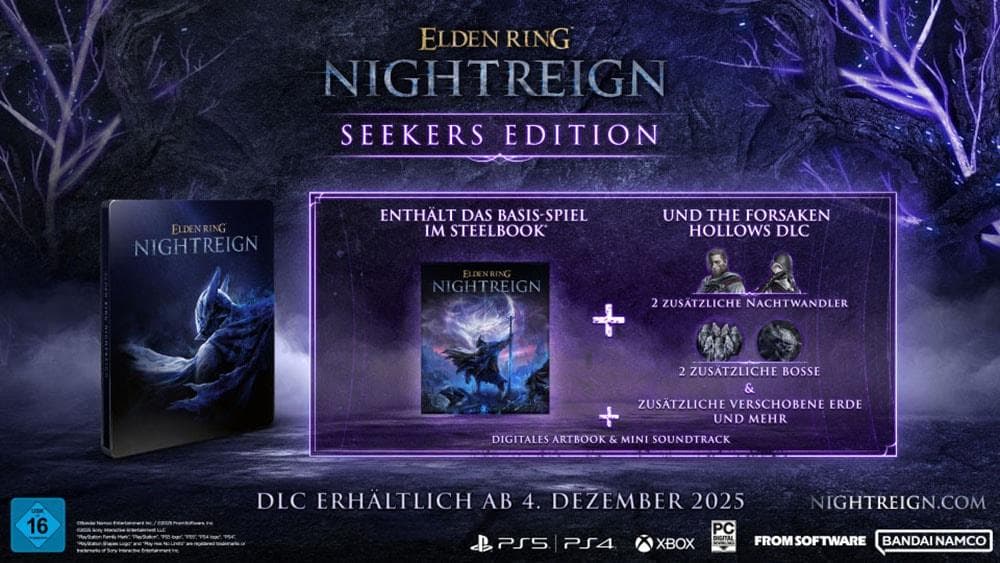 BANDAI NAMCO Elden Ring Nightreign Seekers Edition - PS4 DLC