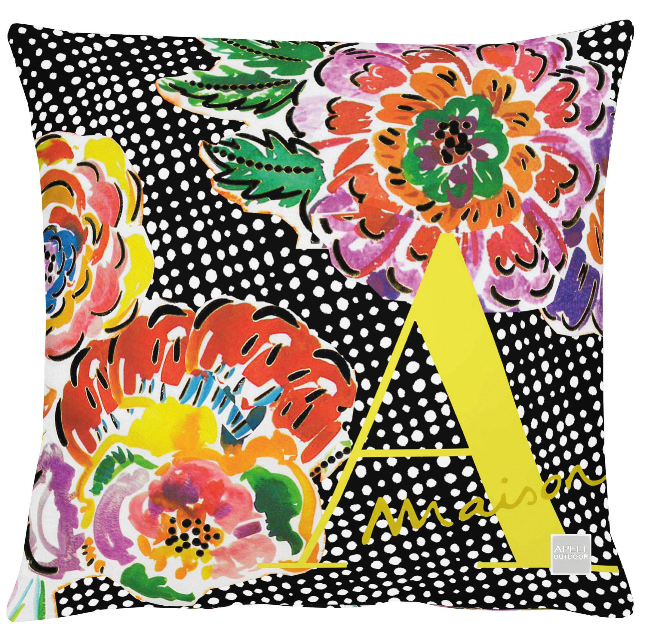 APELT Dekokissen 46x46cm Bunt Gemustert UV-geschützt