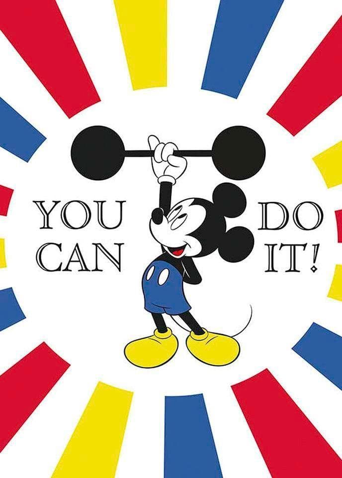 Bild KOMAR Mickey Mouse Do it Poster 50x70cm Disney Wandbild