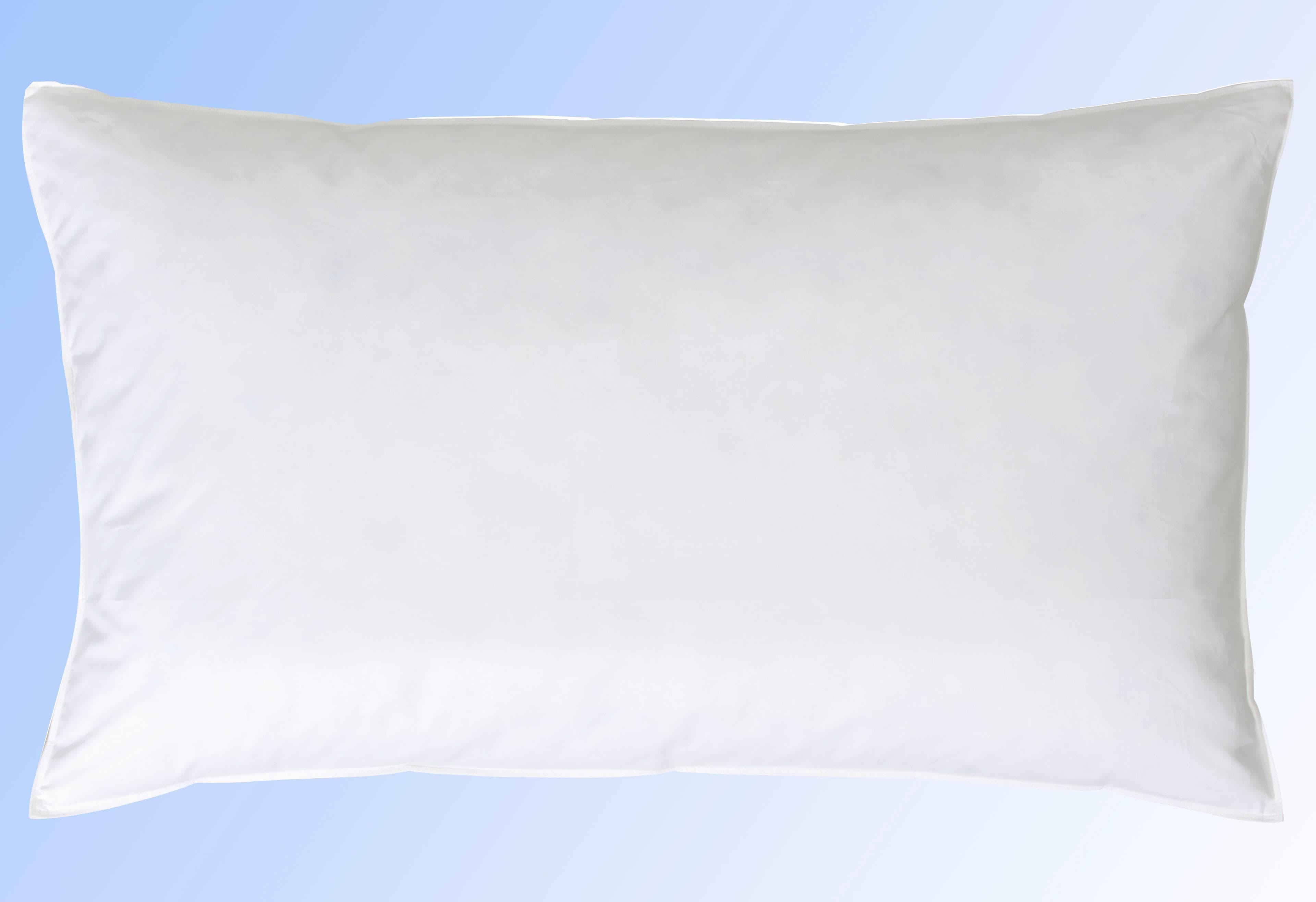 CENTA-STAR Kopfkissen Classic Soft Weiß 40x80cm Baumwolle Federn