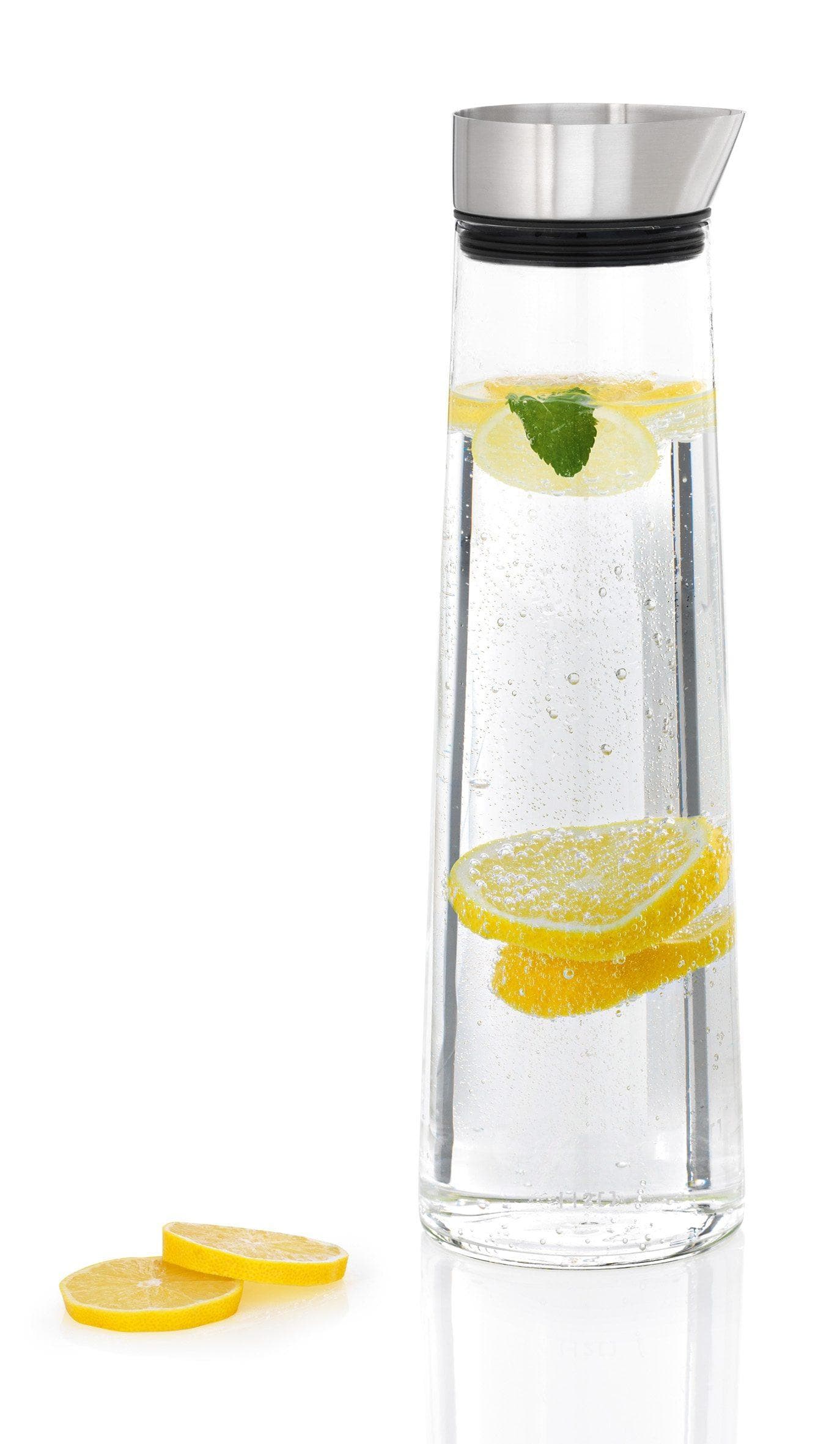 Wasserkaraffe Blomus ACQUA transparent Edelstahl 1,5 Liter