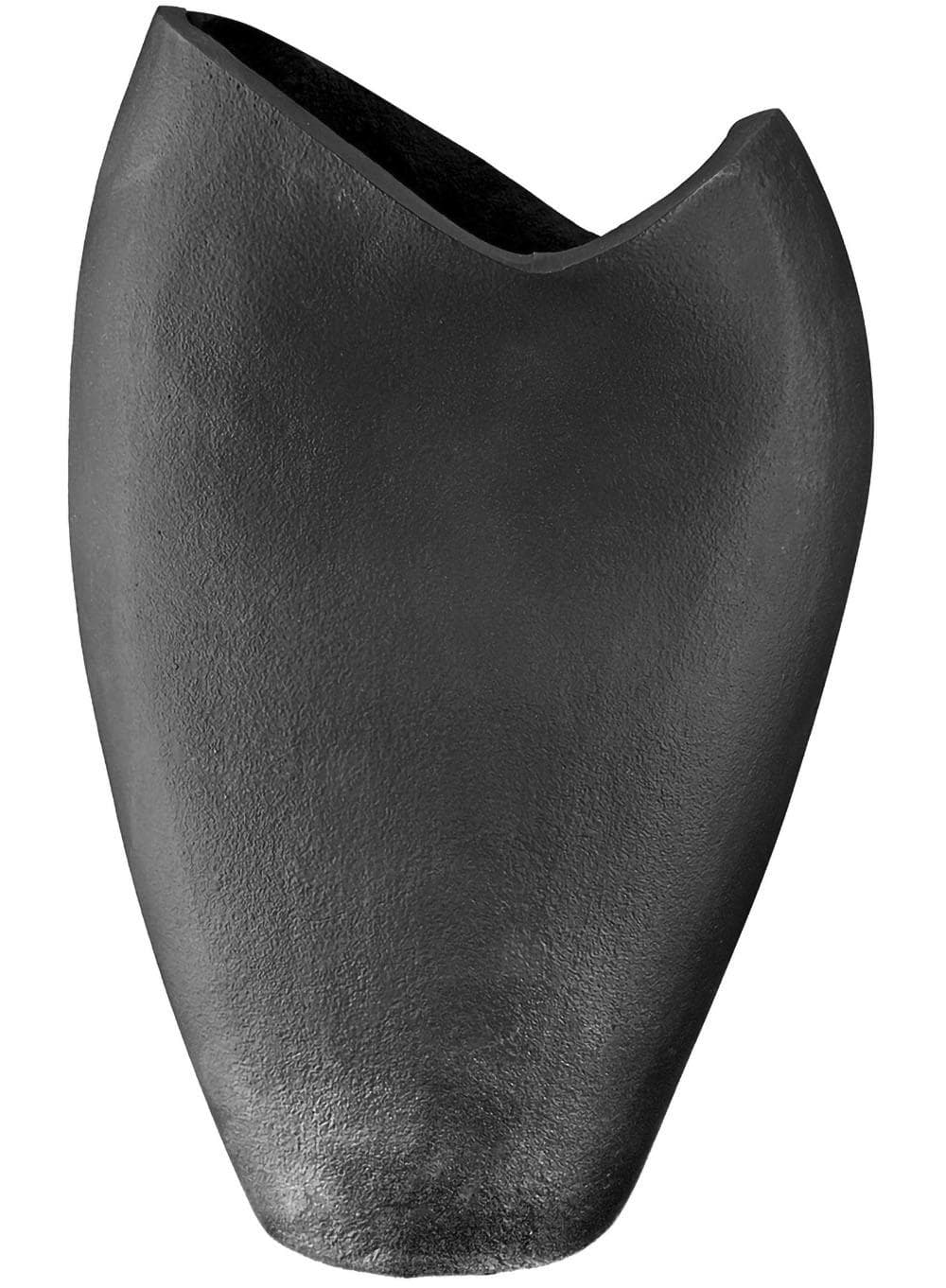 Dekovase CASABLANCA BY GILDE Vulkano Aluminium Anthrazit